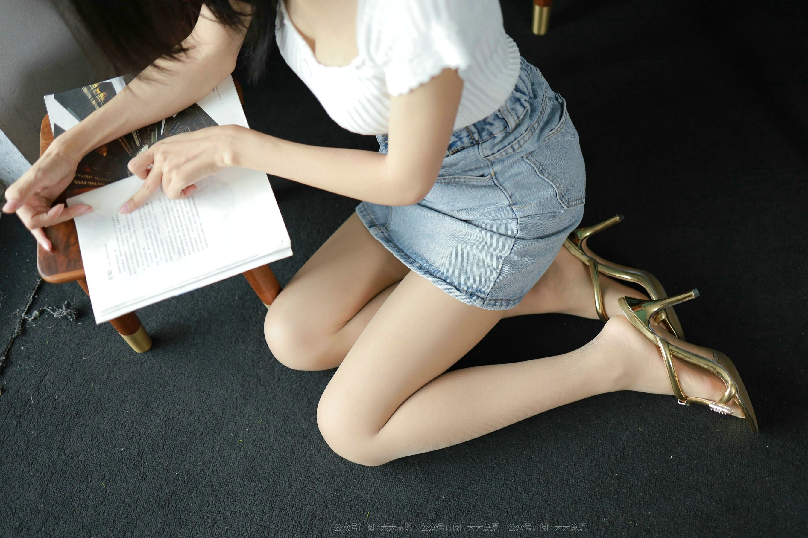 模特：美子《清新牛仔裤》-图53