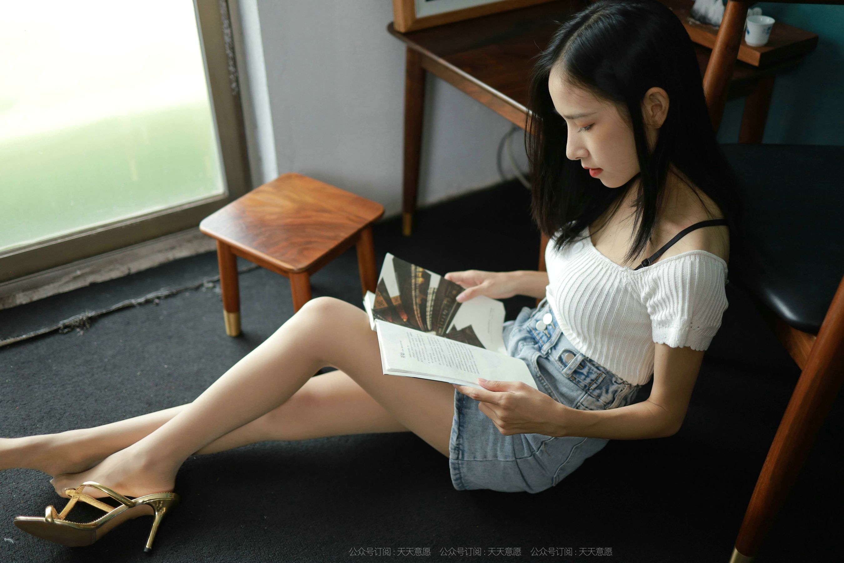 模特：美子《清新牛仔裤》-图66