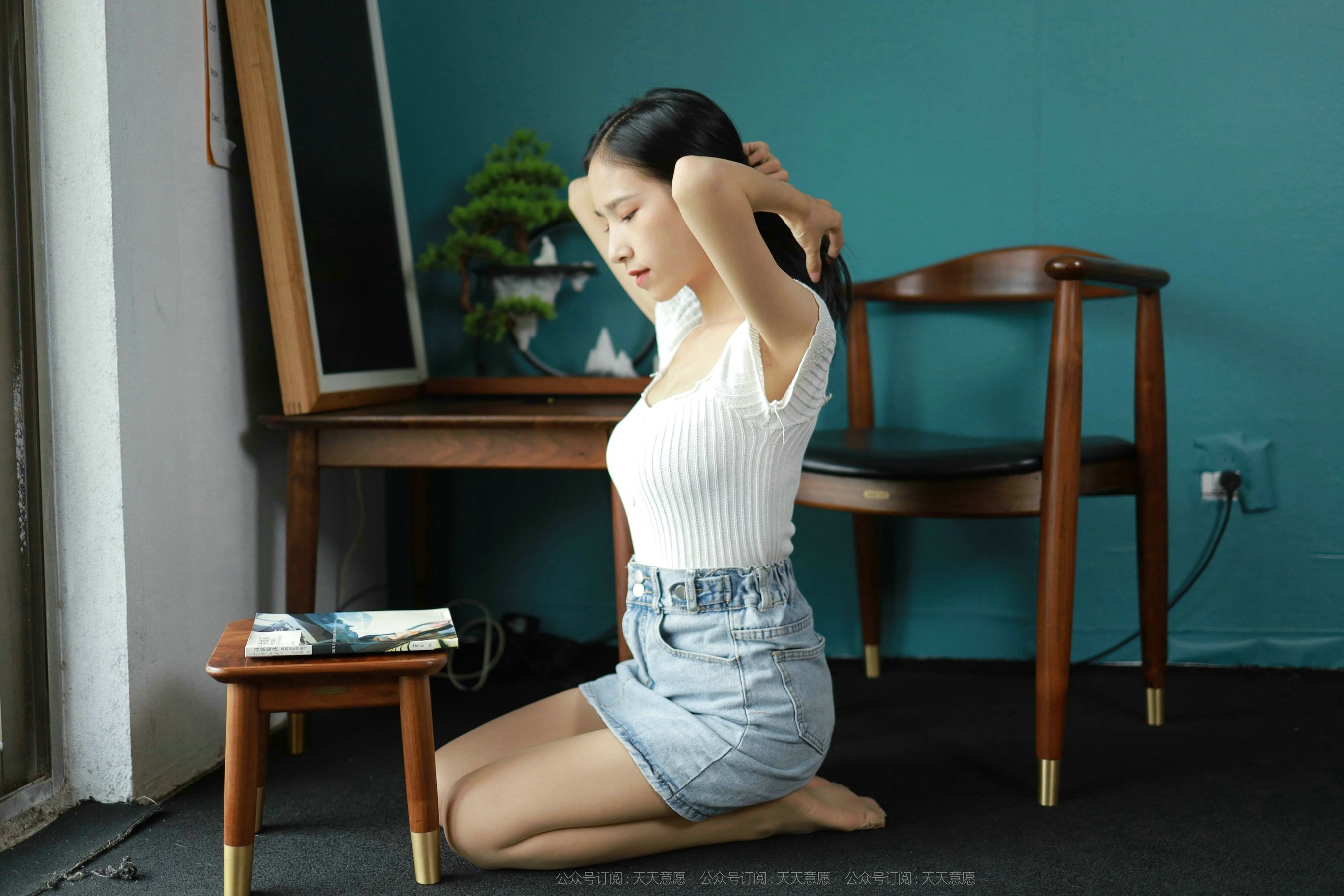 模特：美子《清新牛仔裤》-图70