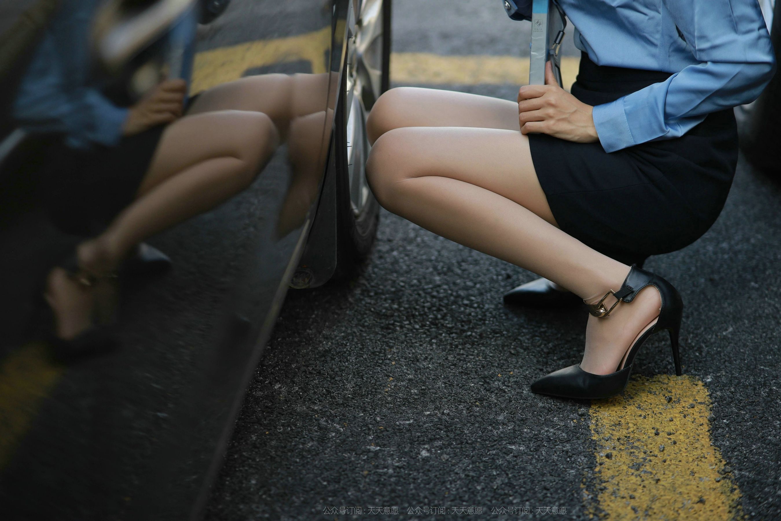 模特：美子《美女业务员》-图18