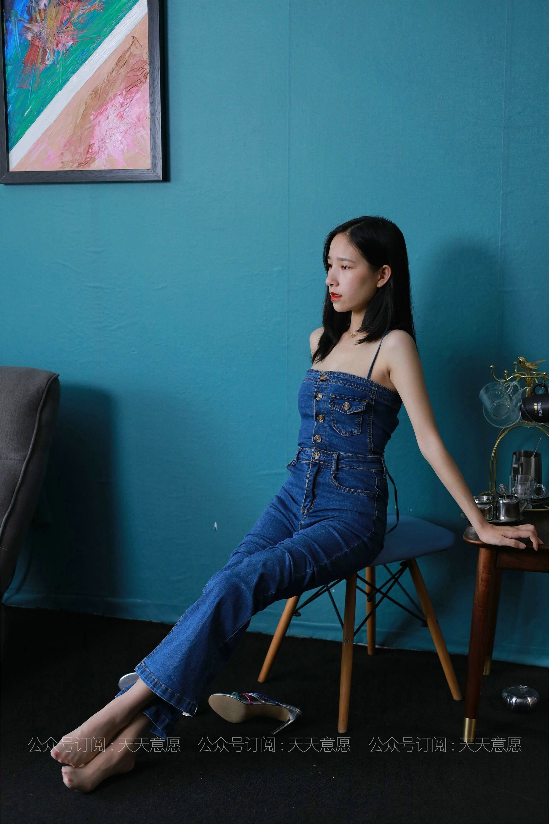 模特：美子《美背库里丝》-图12