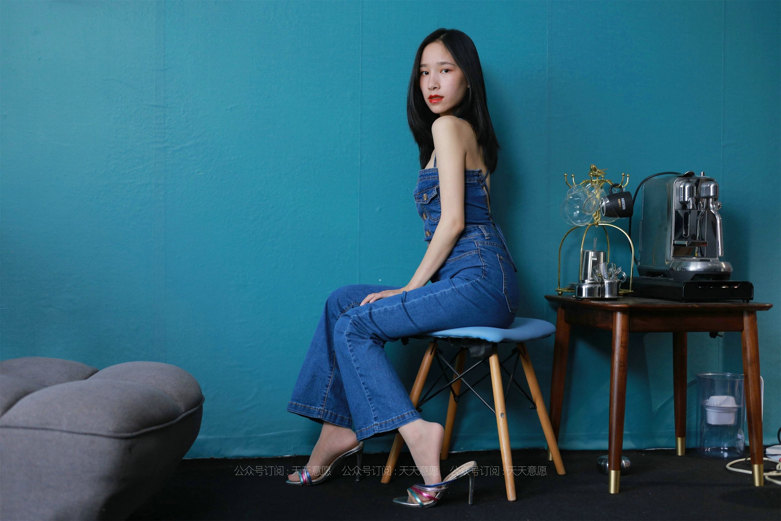 模特：美子《美背库里丝》-图15