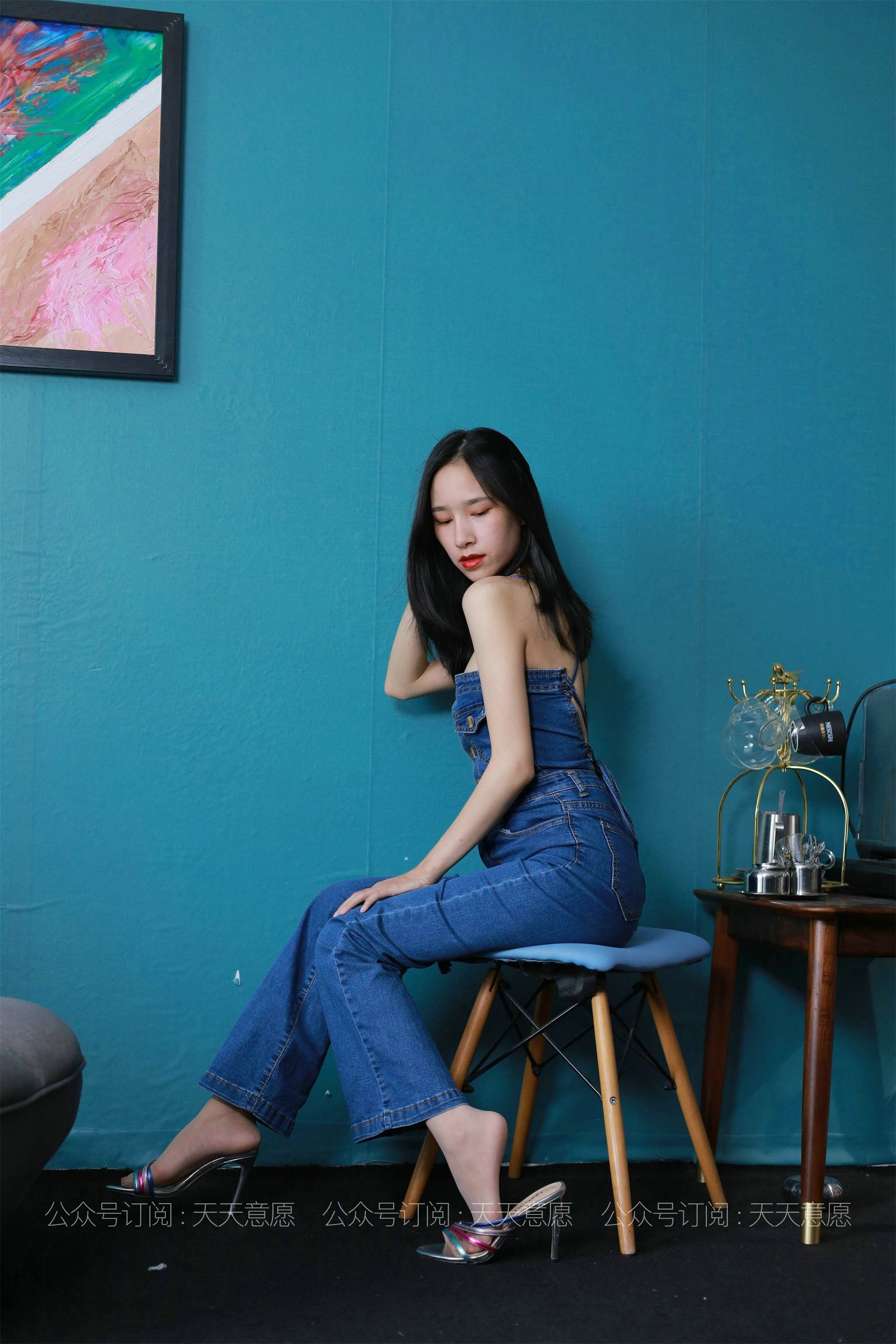 模特：美子《美背库里丝》-图16