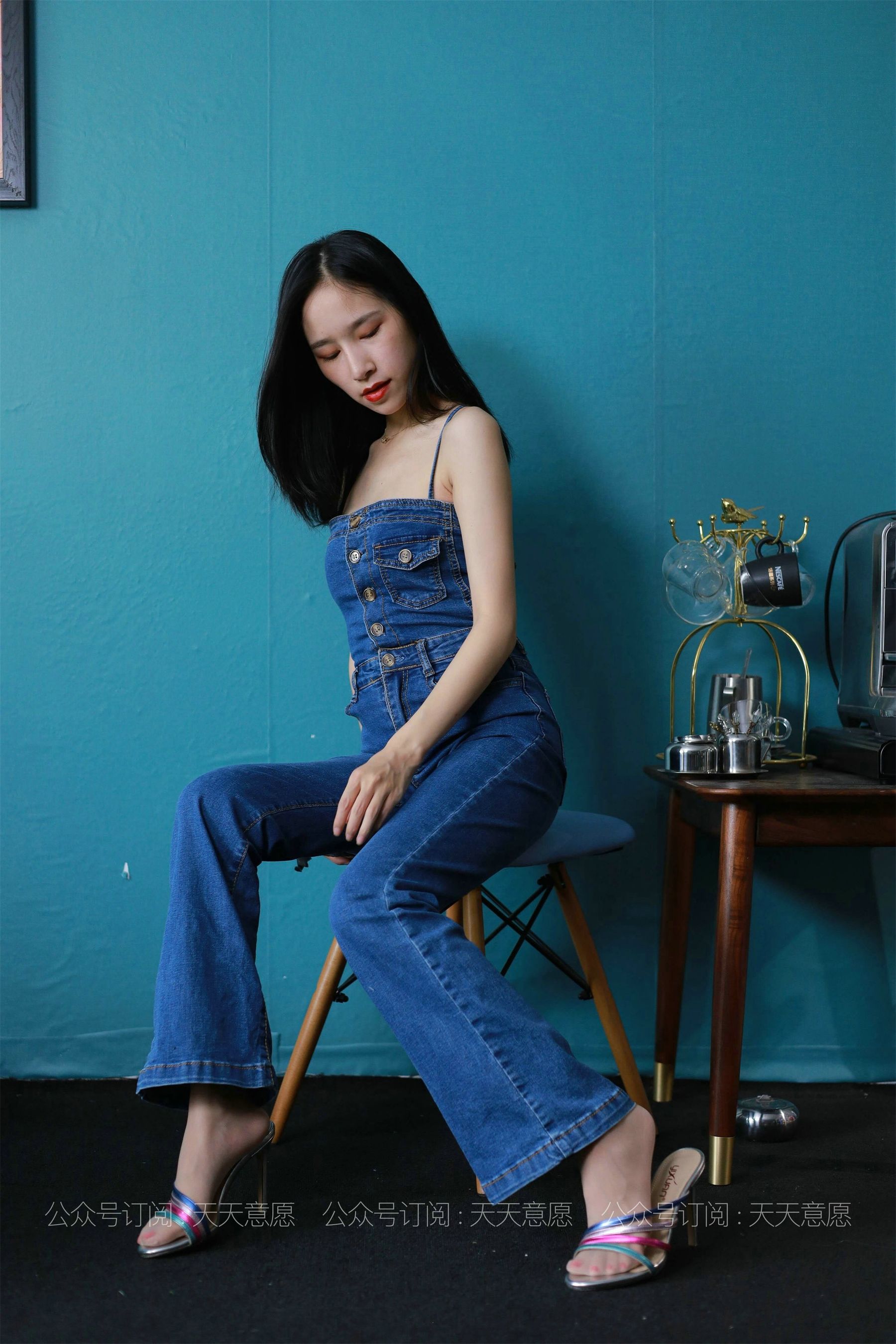 模特：美子《美背库里丝》-图39