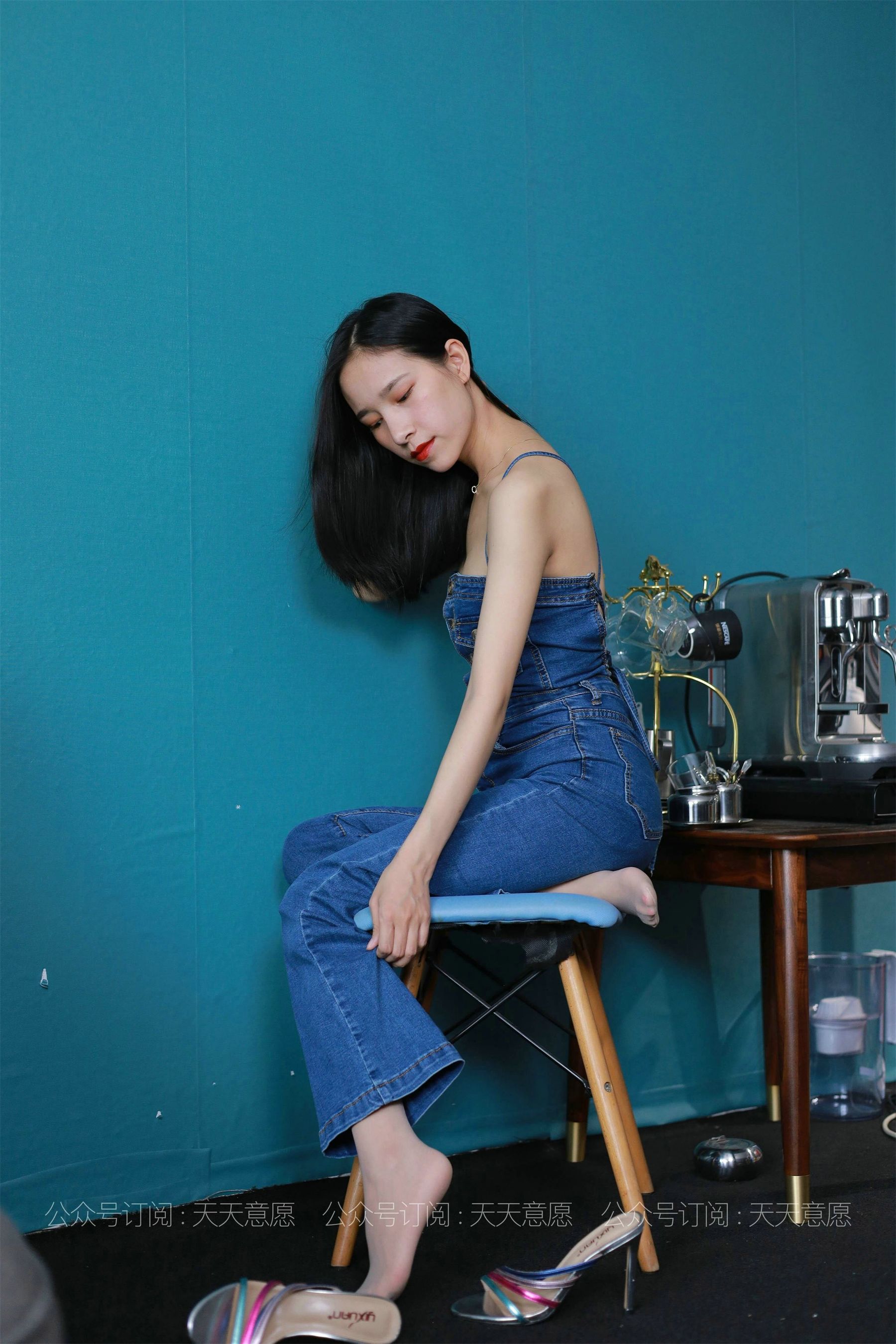 模特：美子《美背库里丝》-图53