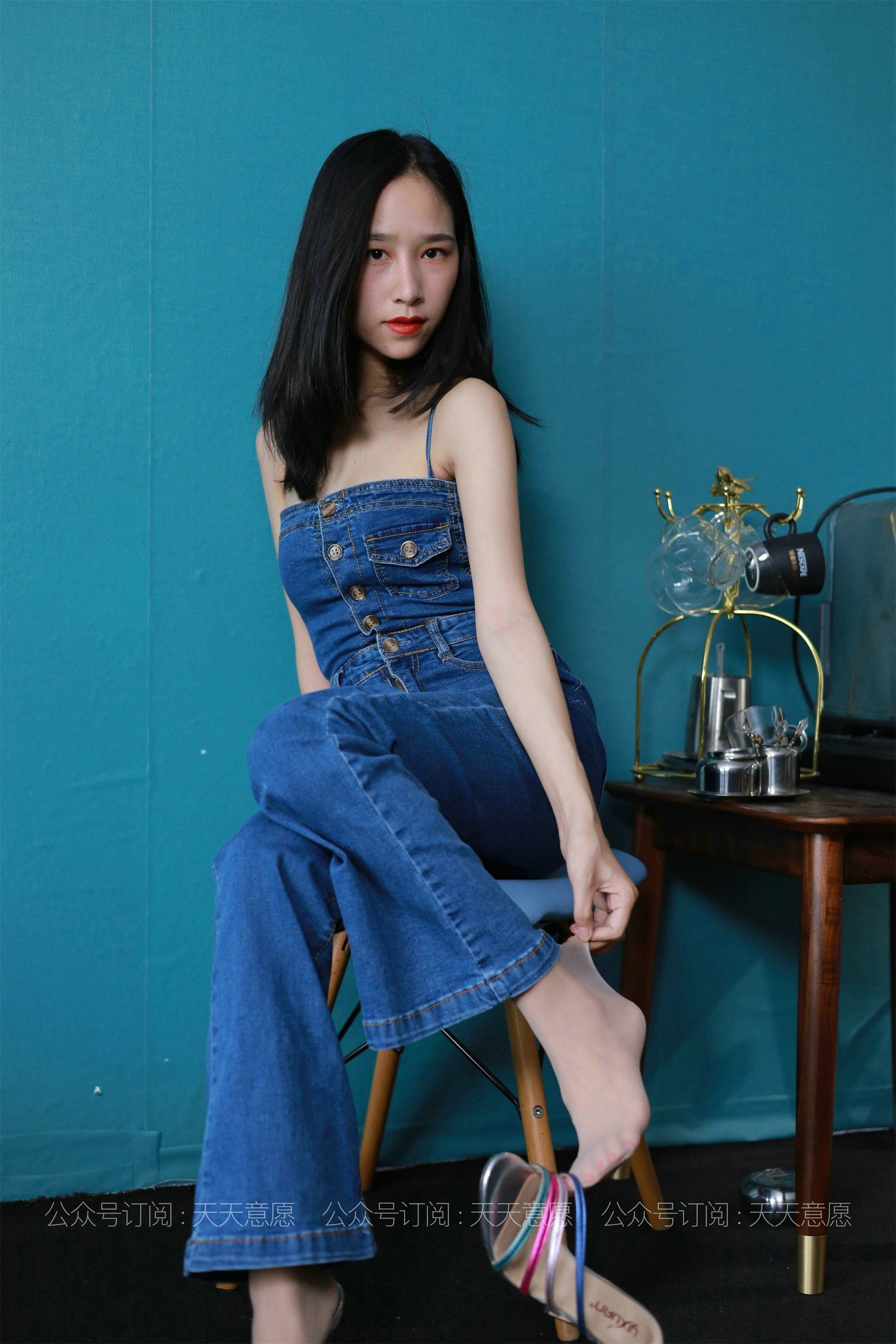 模特：美子《美背库里丝》-图91