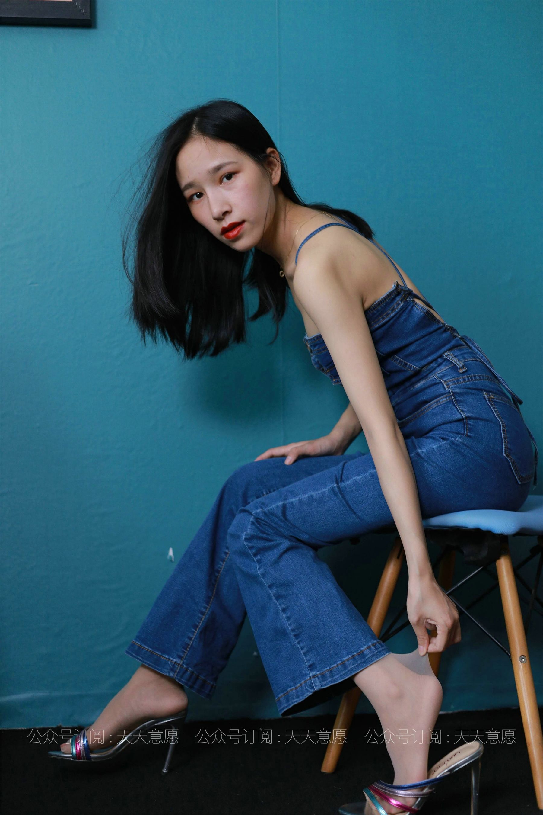 模特：美子《美背库里丝》-图94