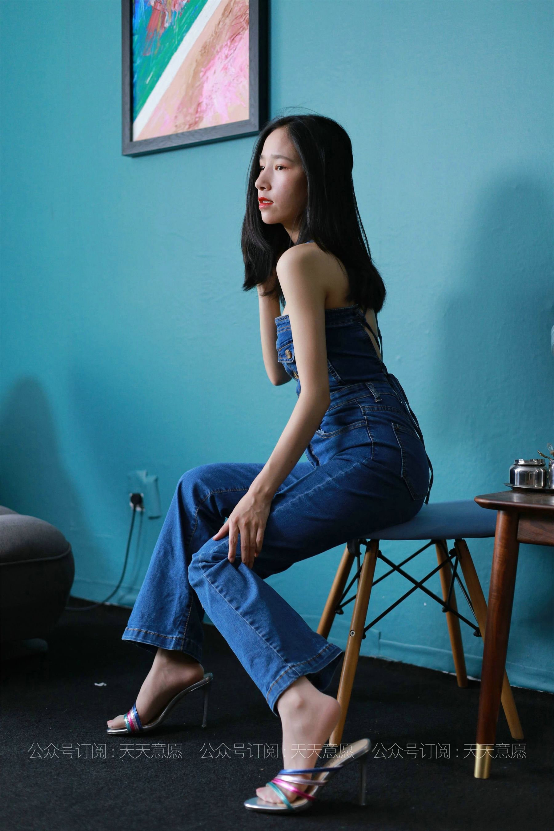 模特：美子《美背库里丝》-图96