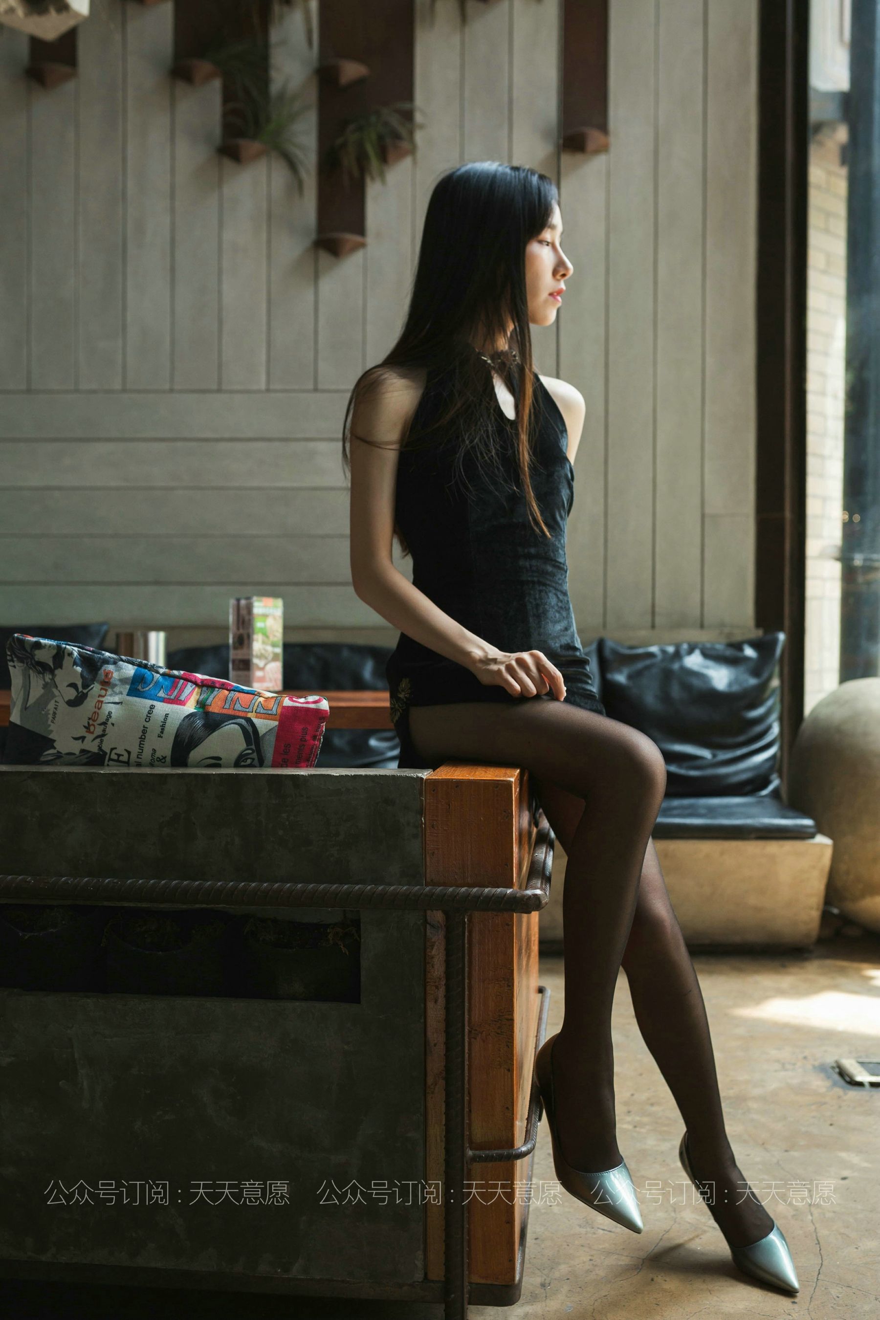 模特：美子《邂逅咖啡屋》-图0