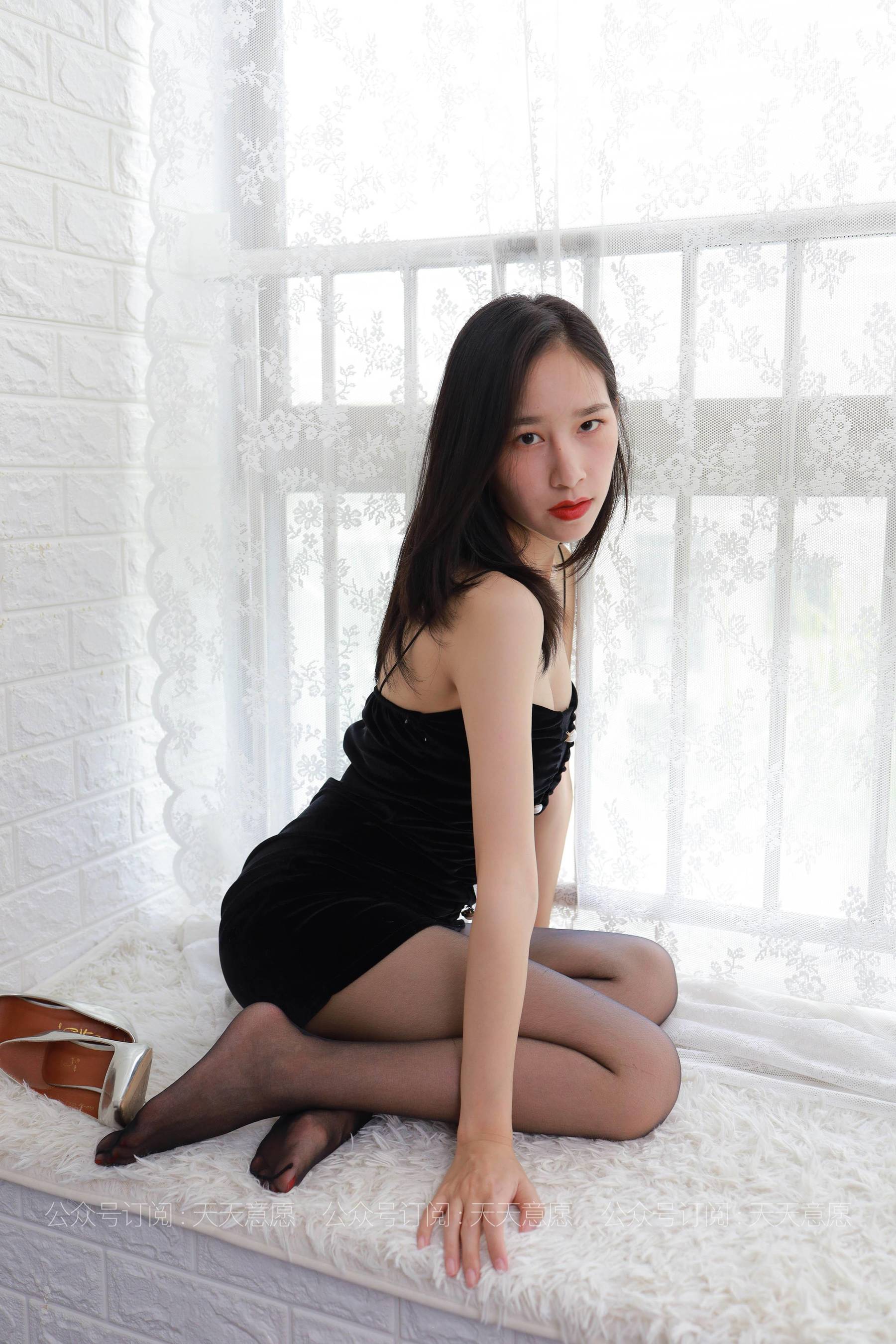 模特：美子《黑色吊带裙》-图67