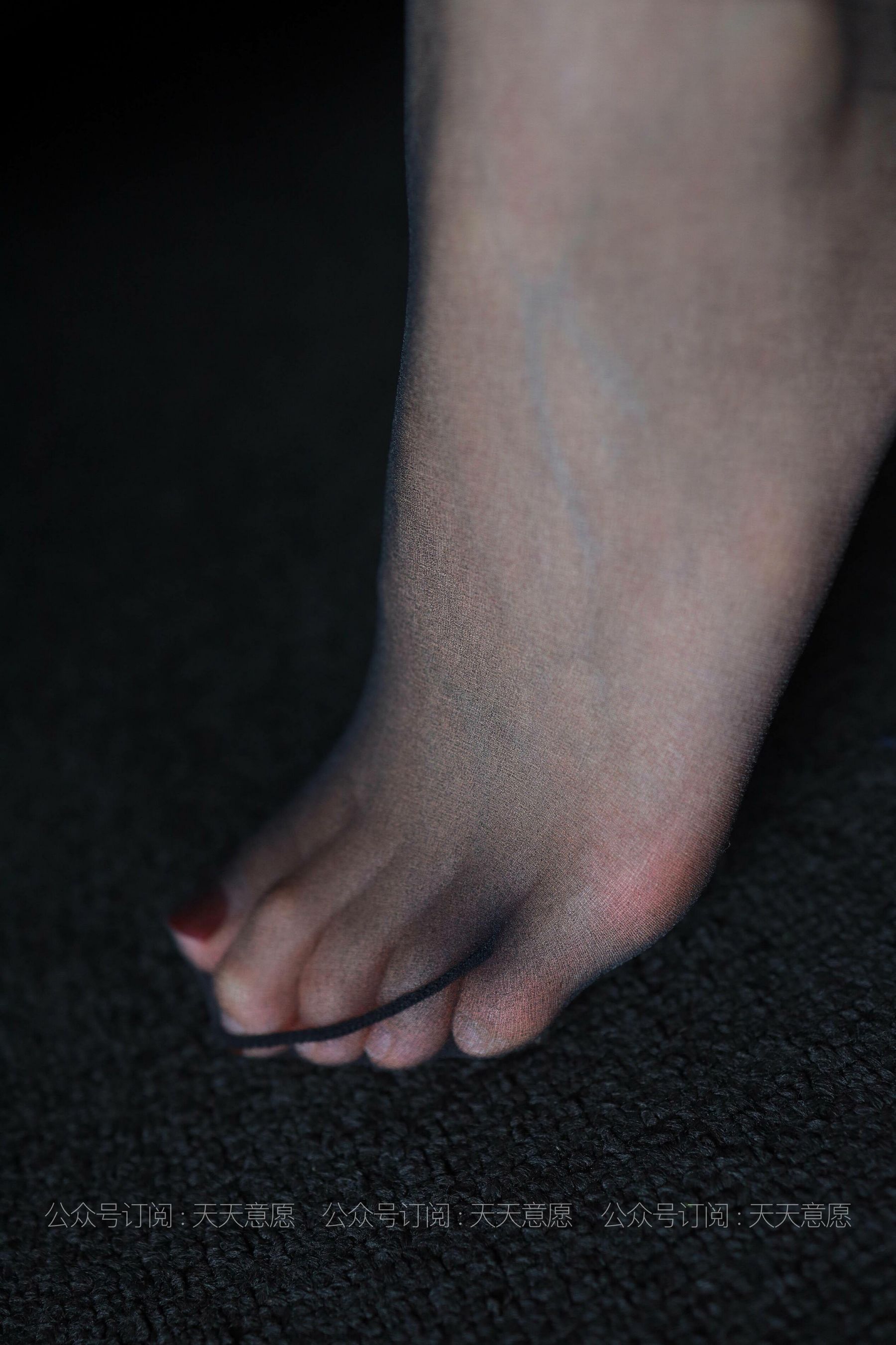 模特：羽西《沙发上的黑丝》-图65