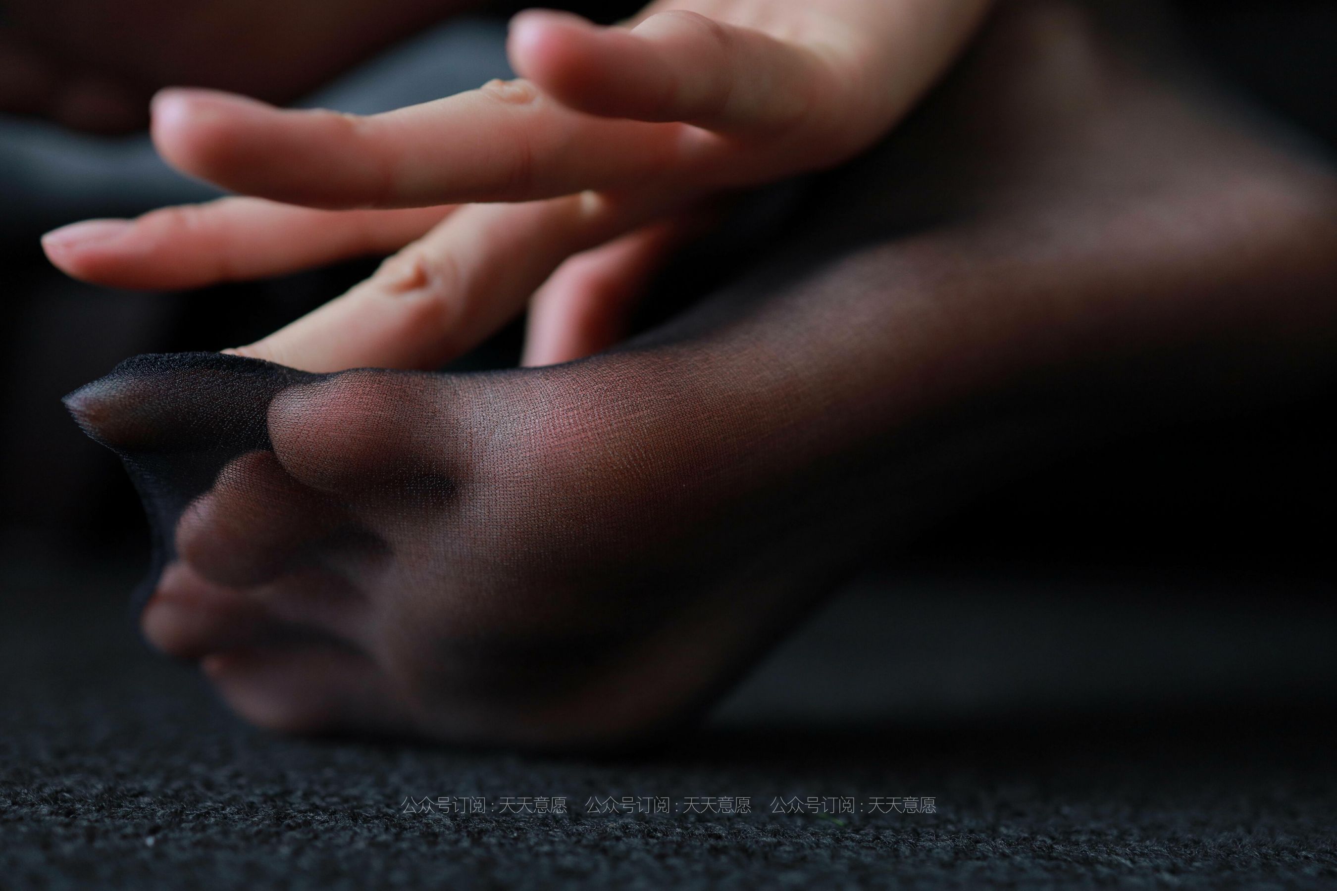 模特：羽西《沙发上的黑丝》-图74