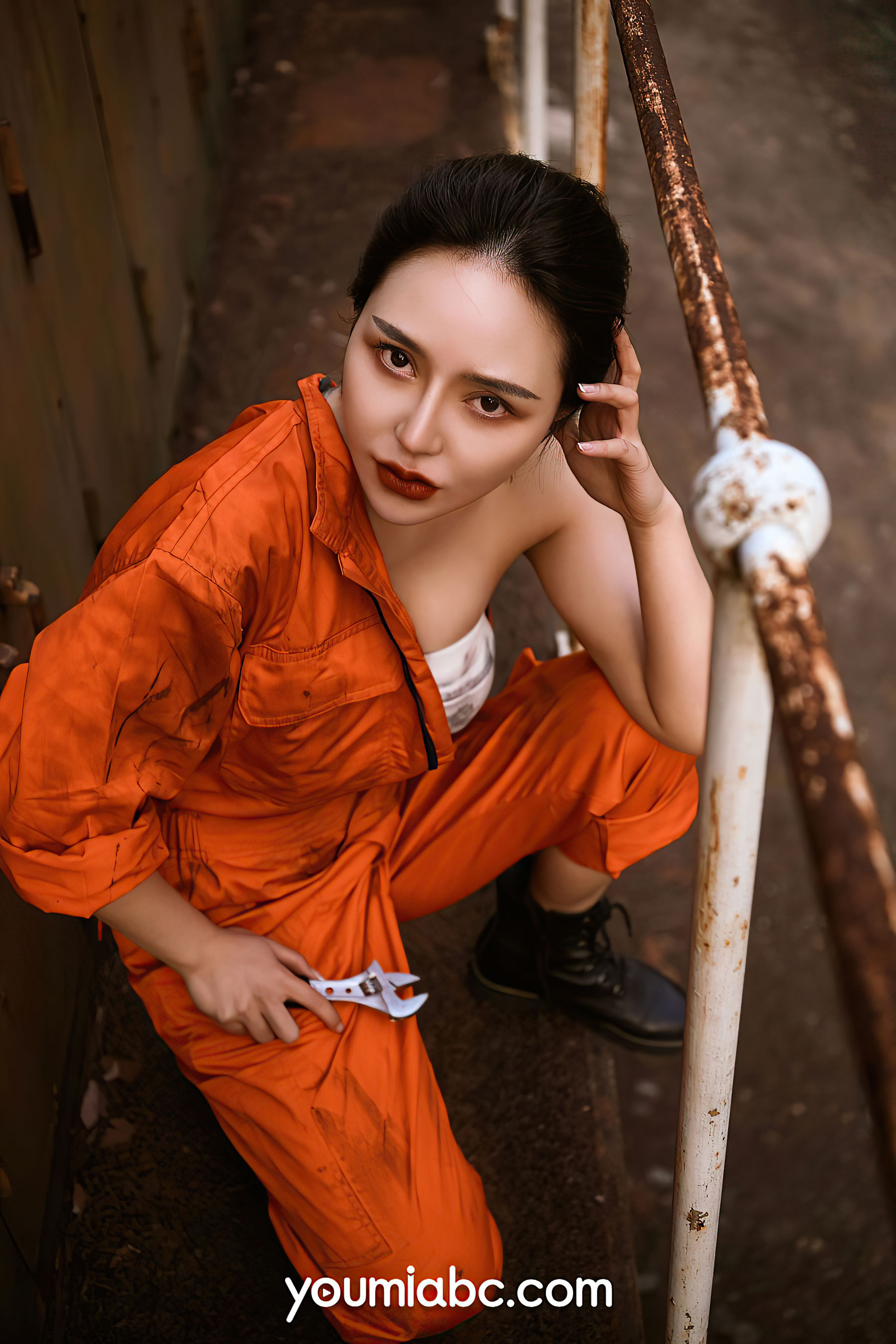 文静儿 火热的维修作业-图12