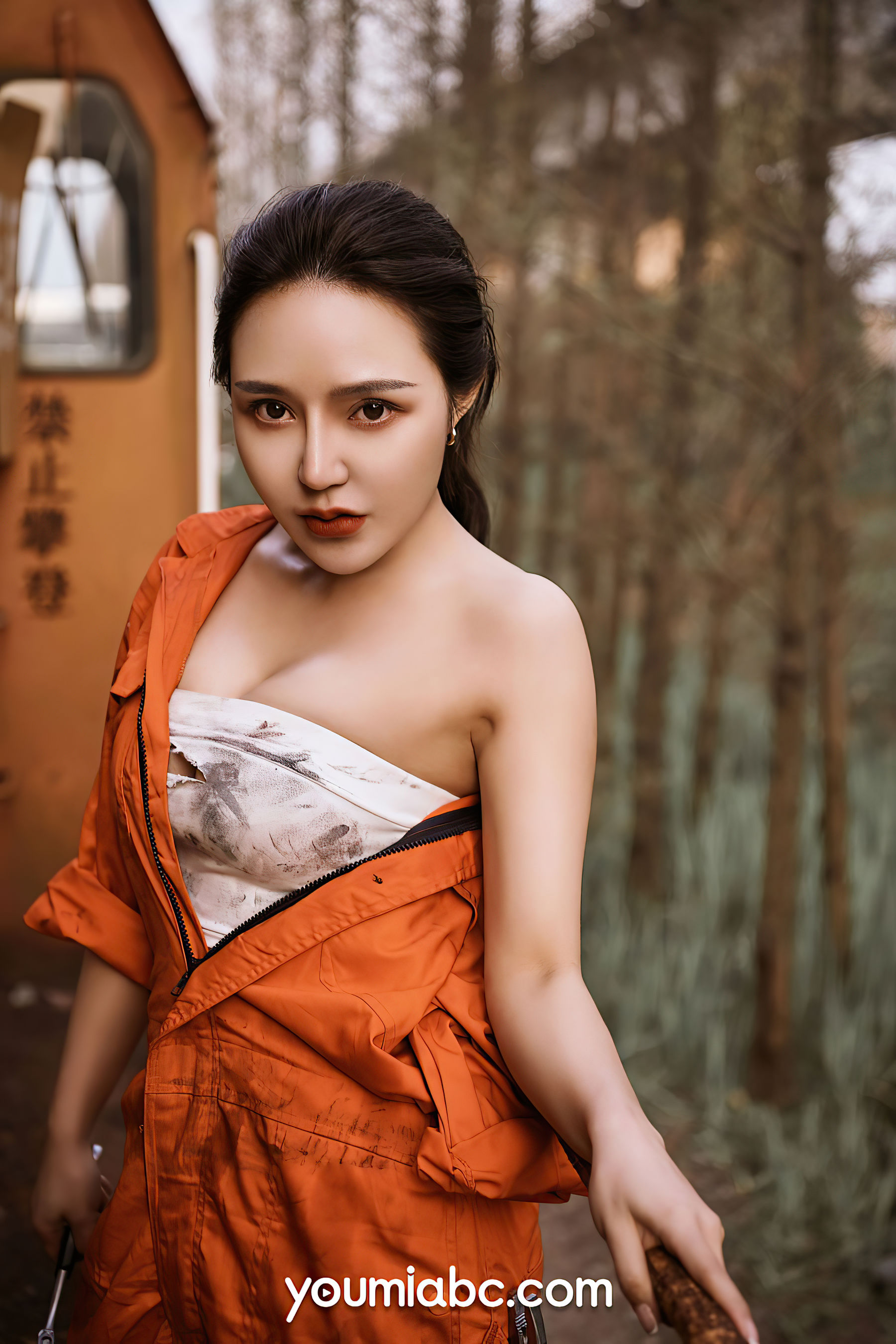 文静儿 火热的维修作业-图15