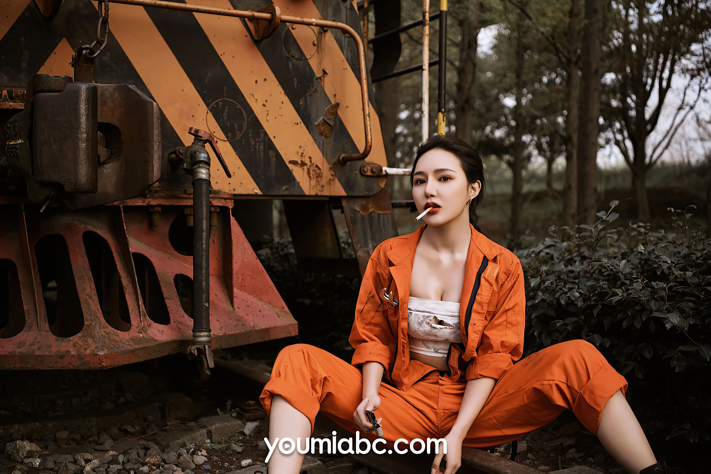 文静儿 火热的维修作业-图2