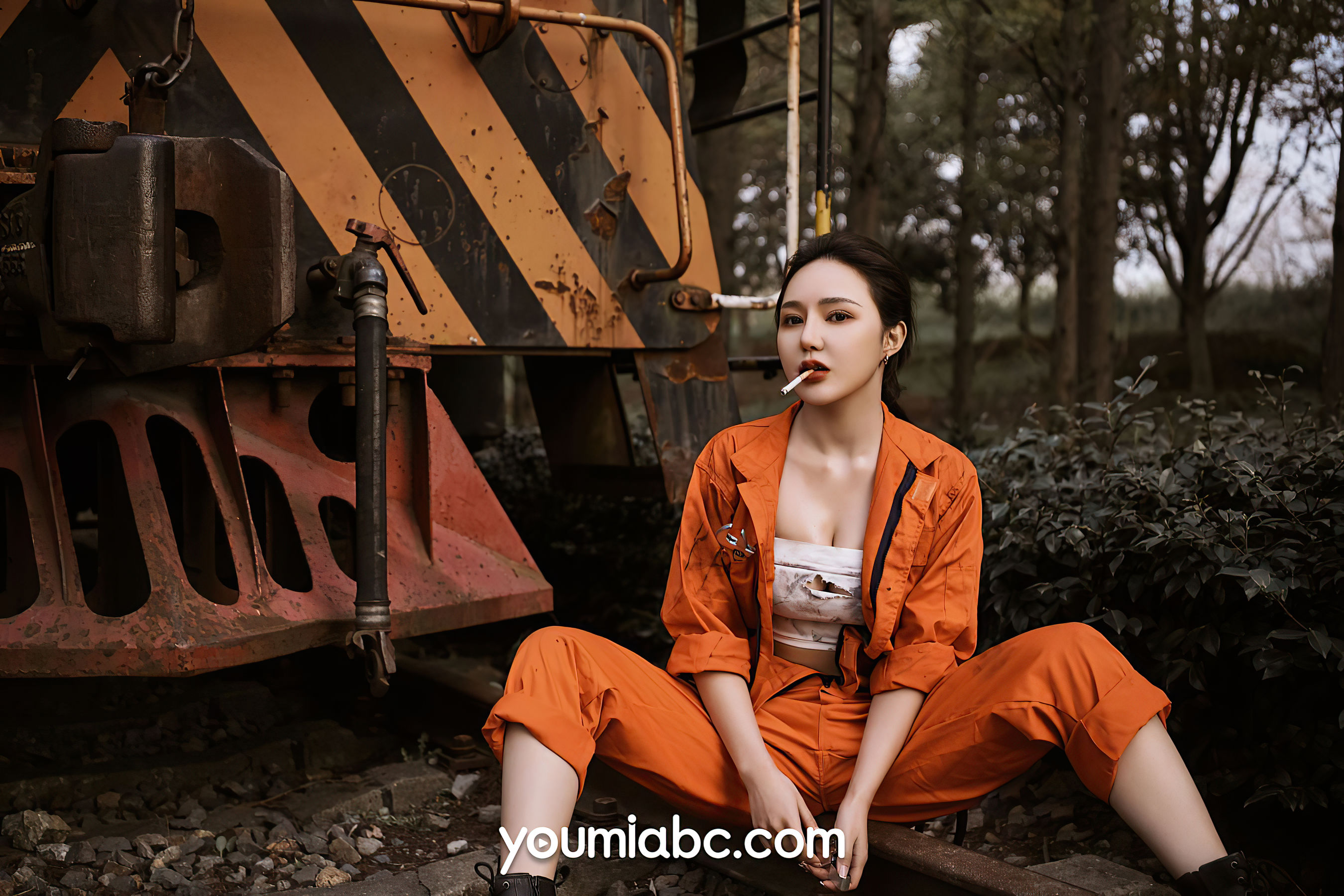 文静儿 火热的维修作业-图3