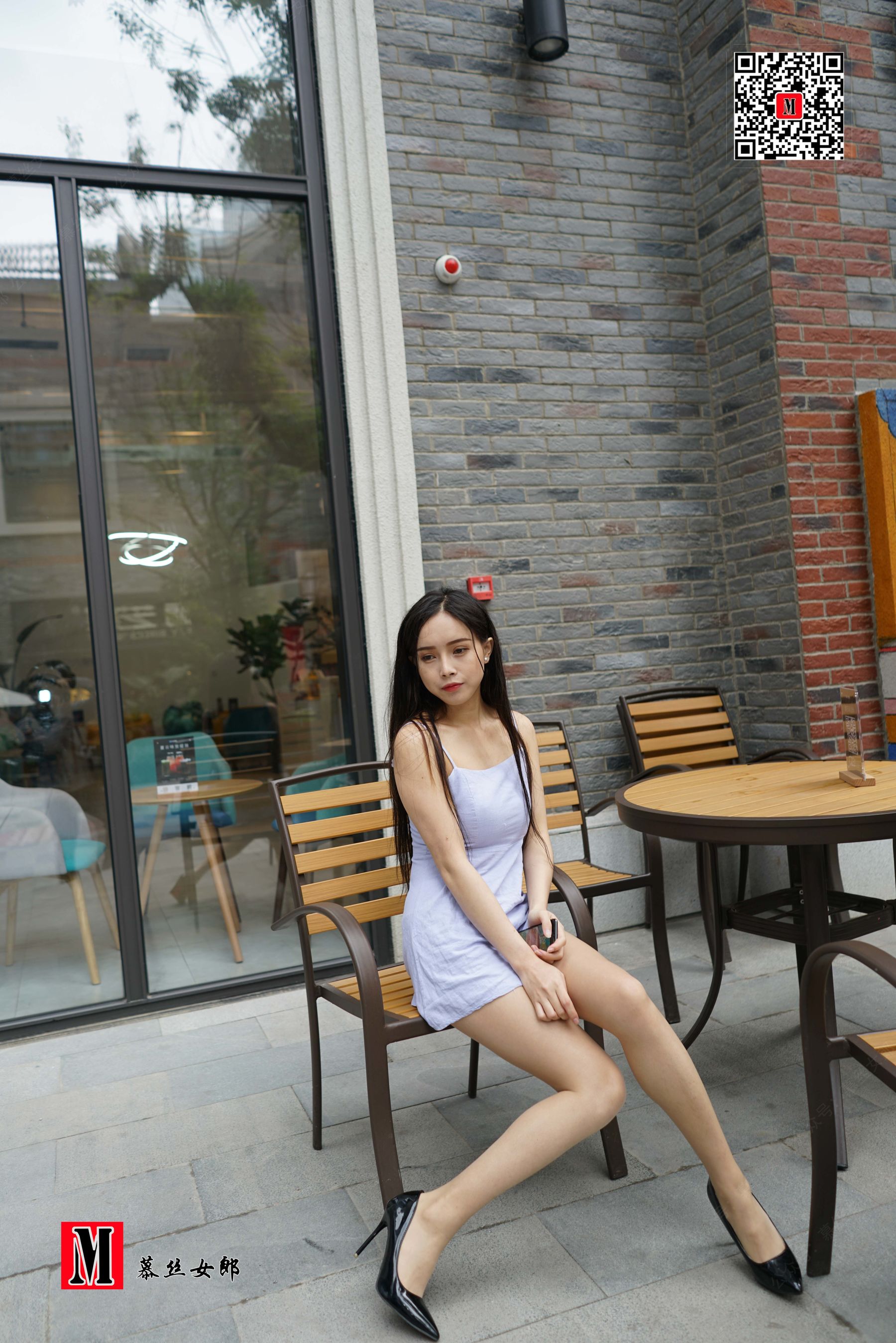 No.089 小羽 路边长凳街拍-图149