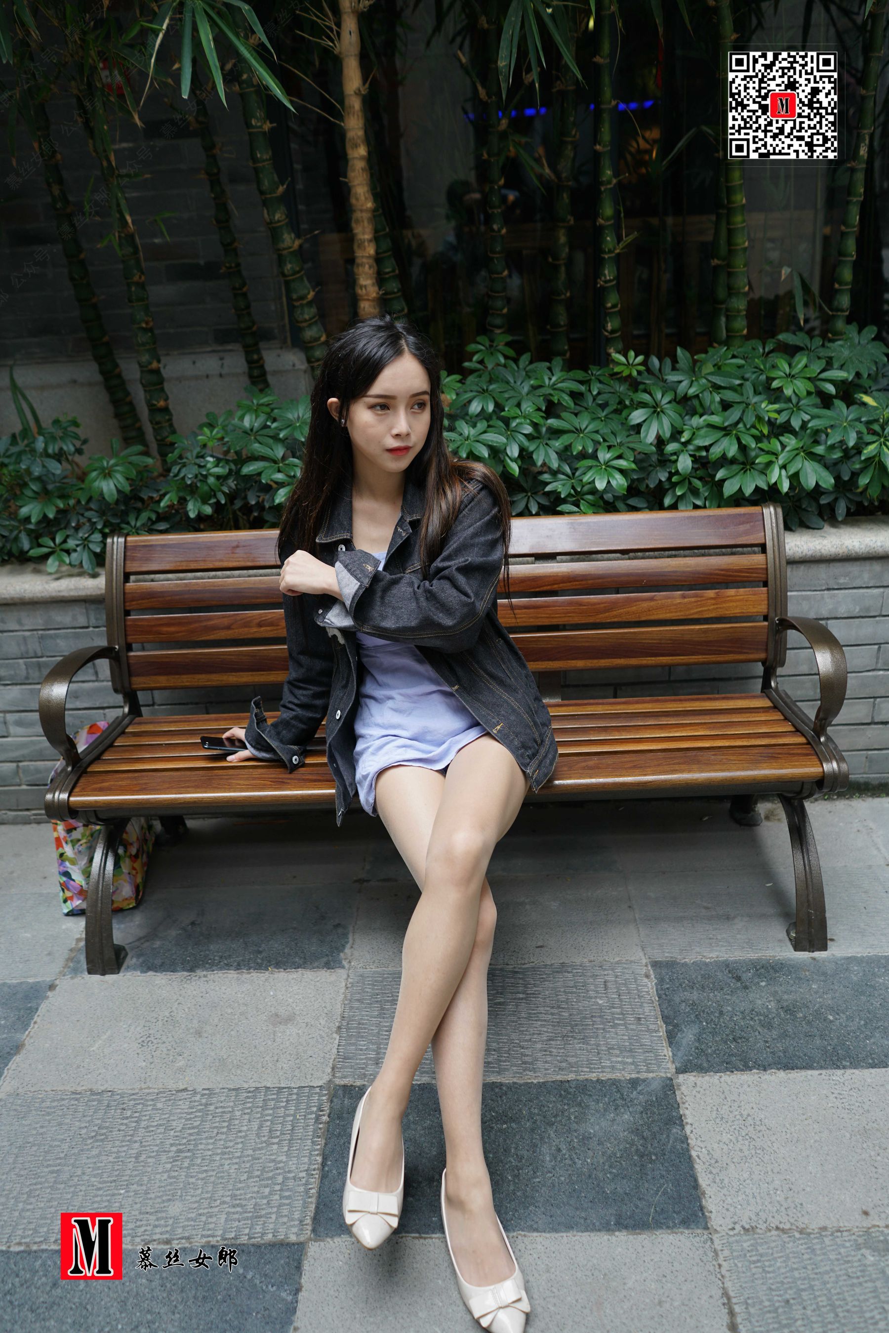 No.089 小羽 路边长凳街拍-图30
