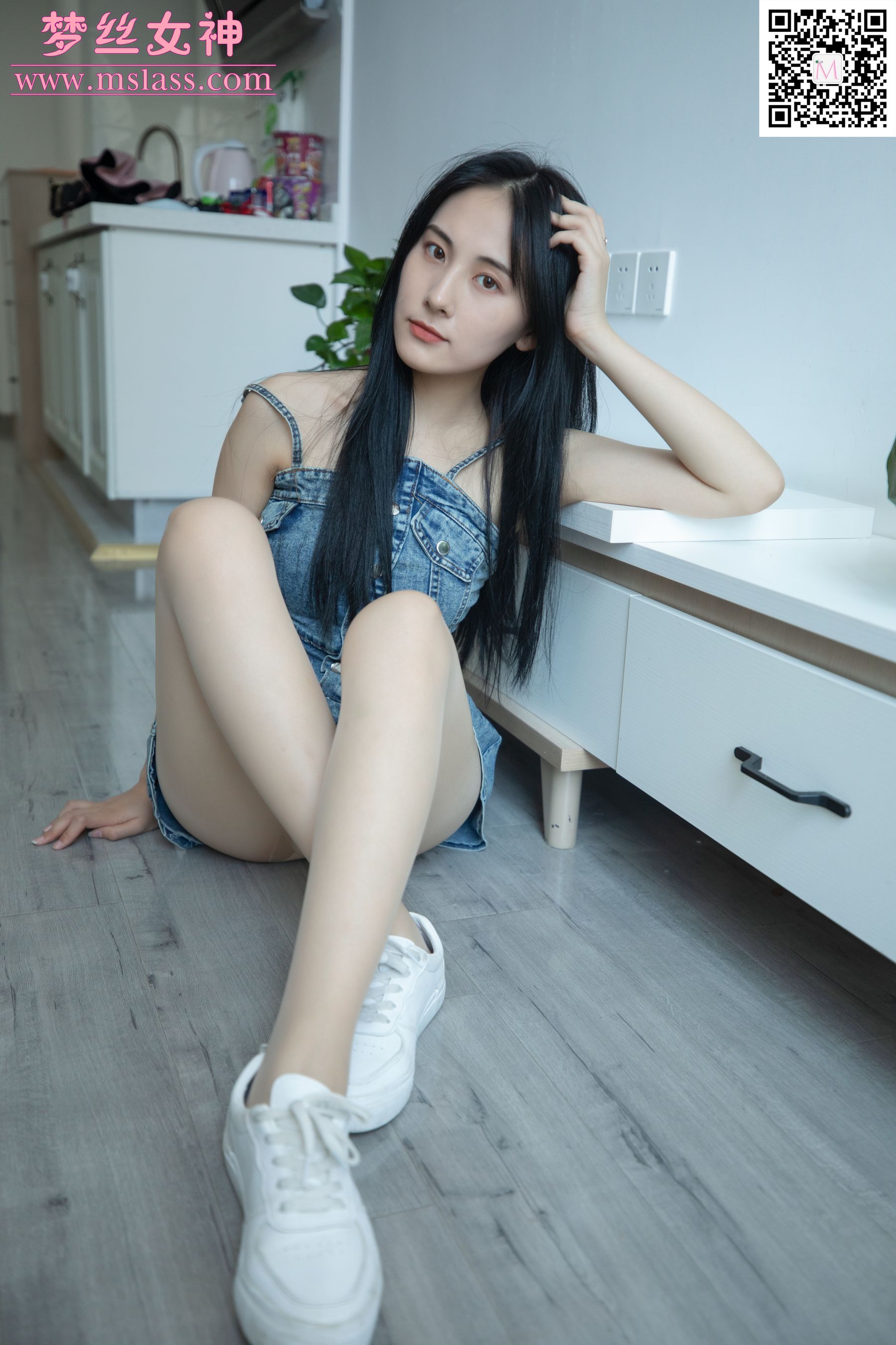 小允儿 牛仔连衣裙-图19