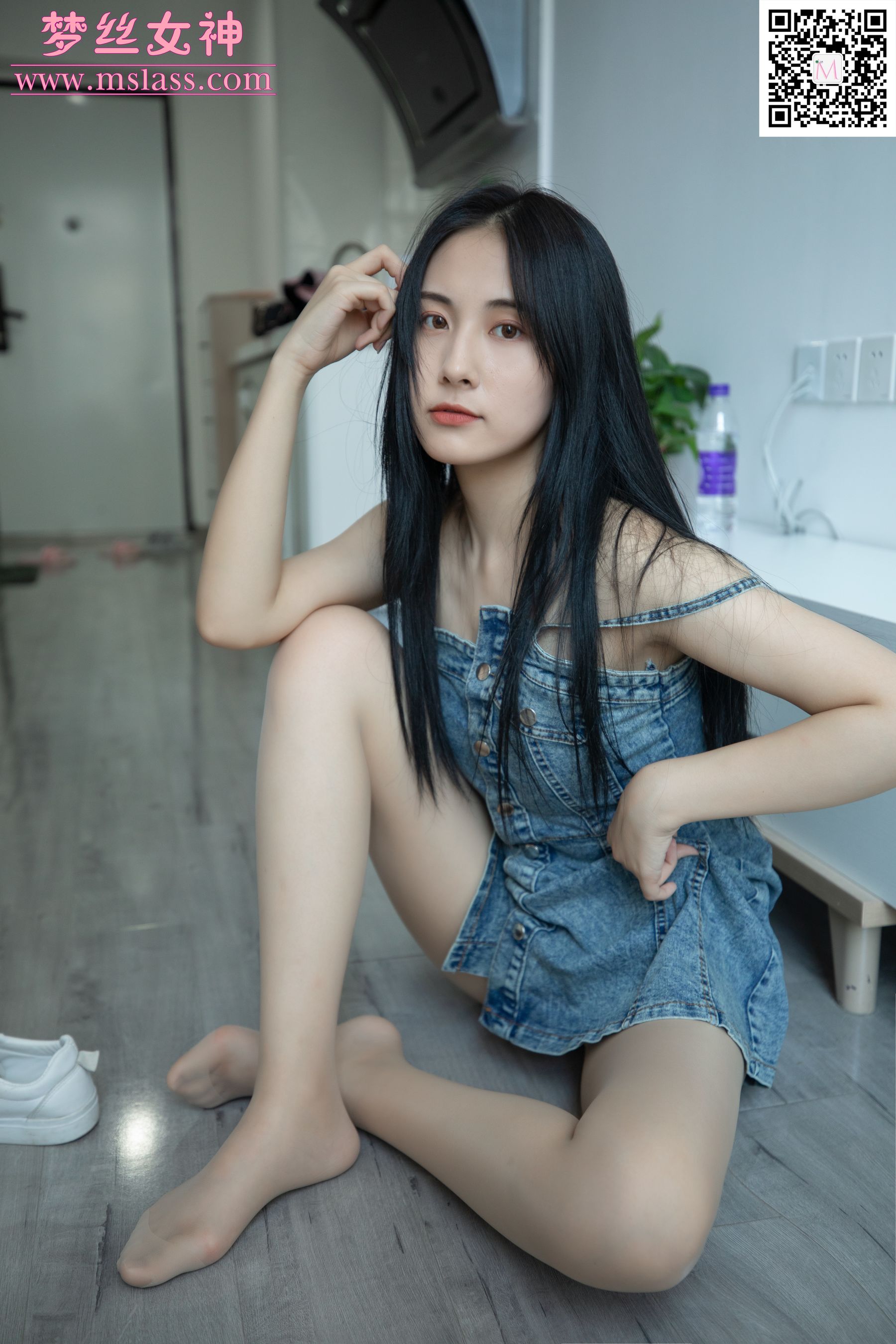 小允儿 牛仔连衣裙-图26