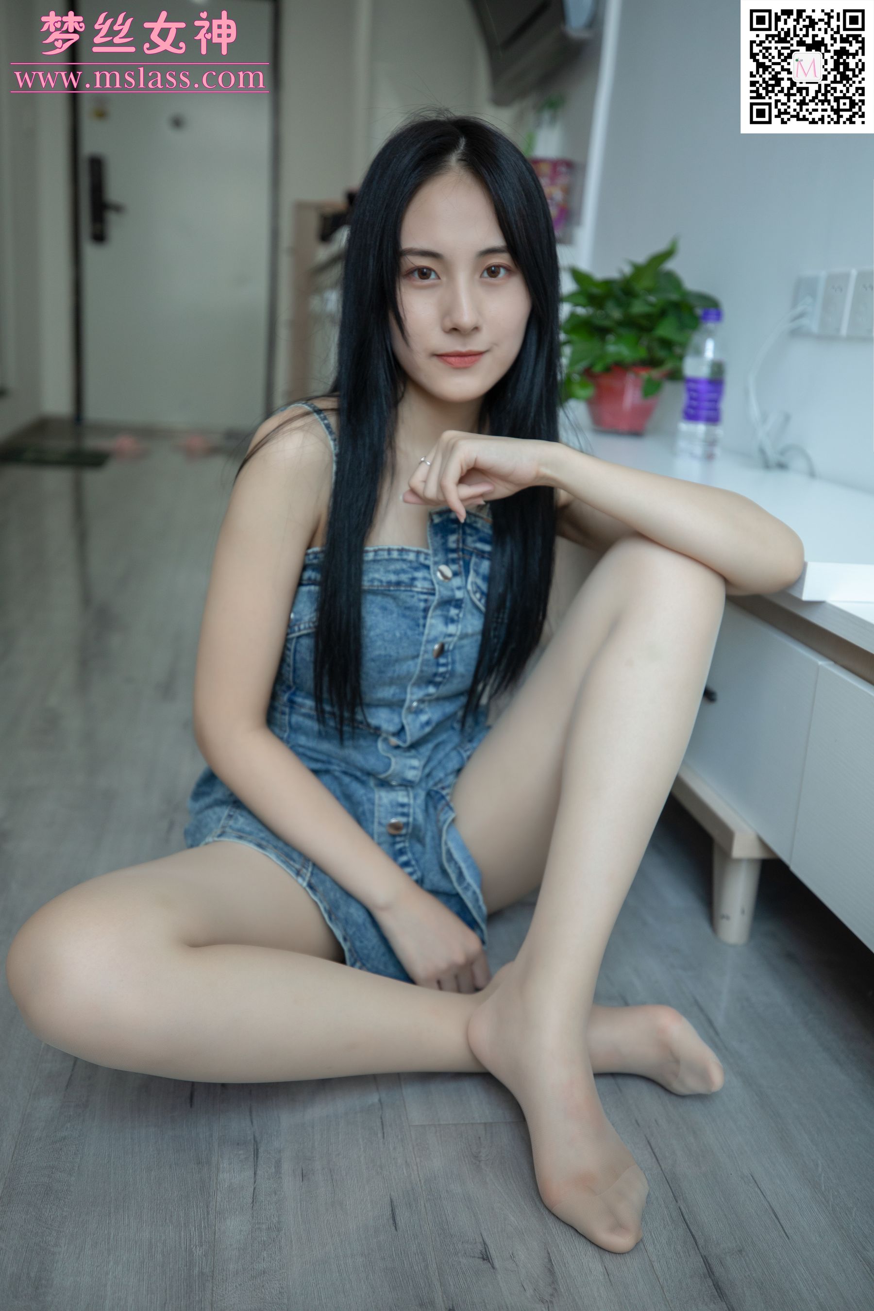 小允儿 牛仔连衣裙-图38