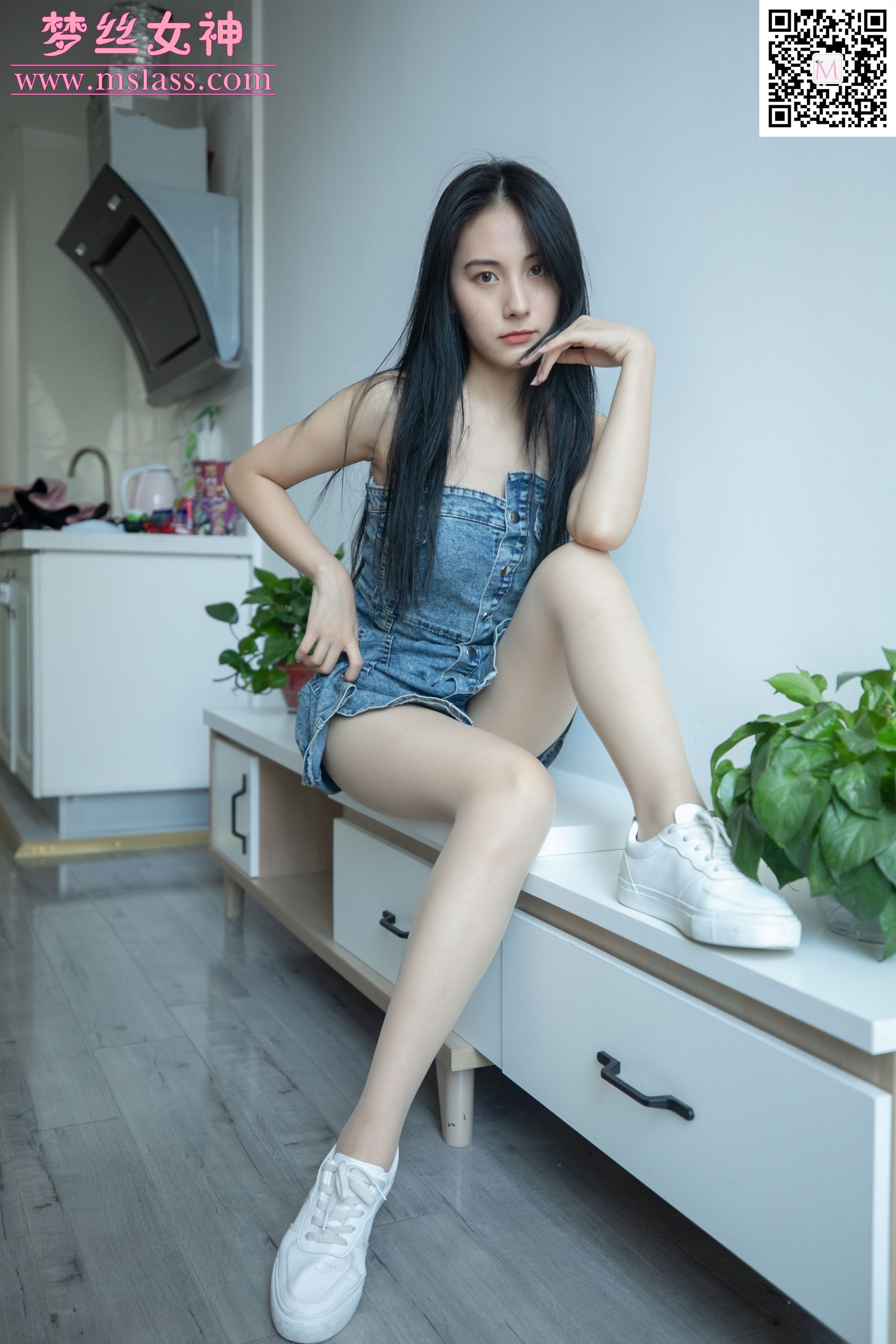 小允儿 牛仔连衣裙-图3