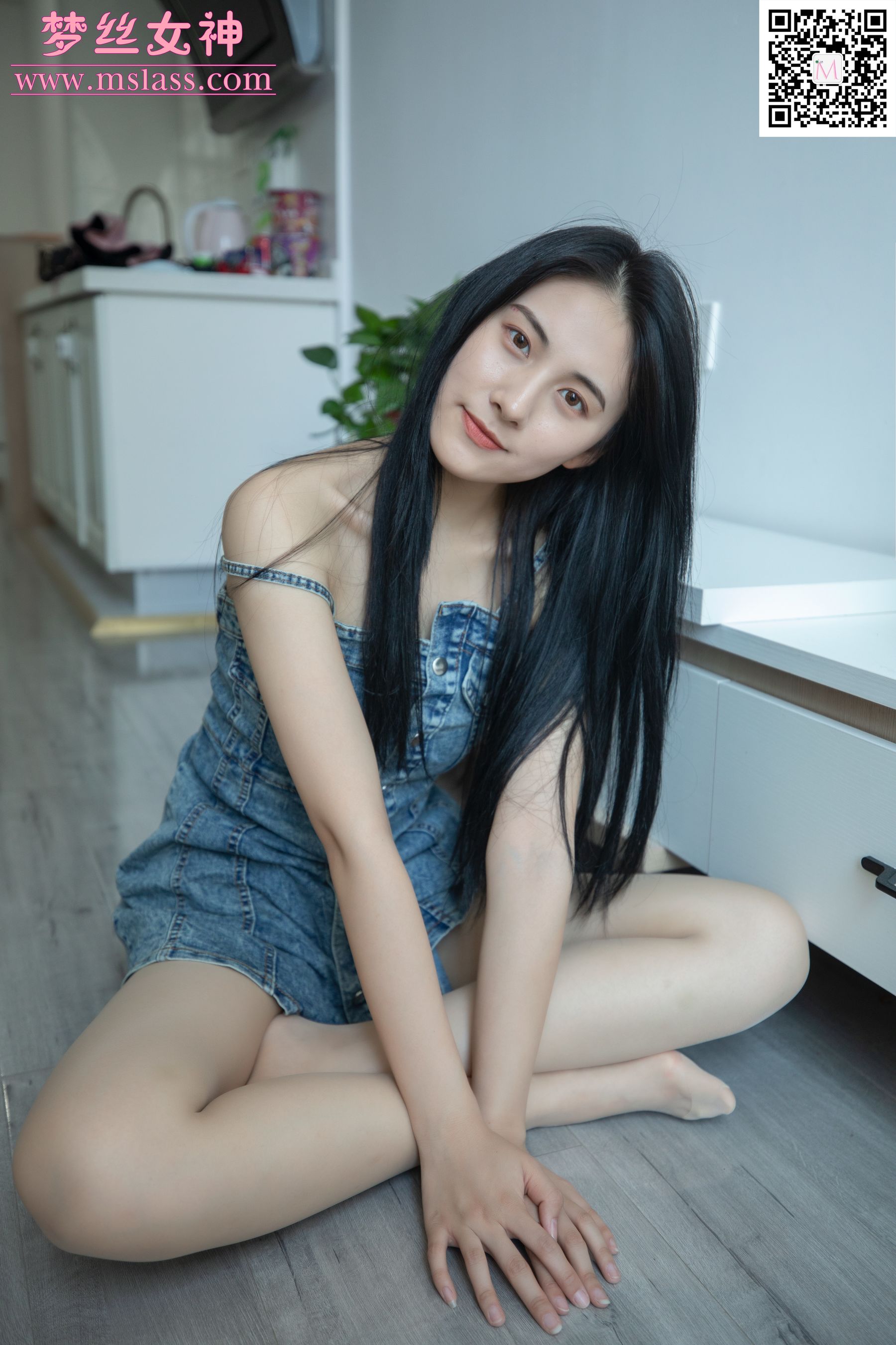 小允儿 牛仔连衣裙-图42