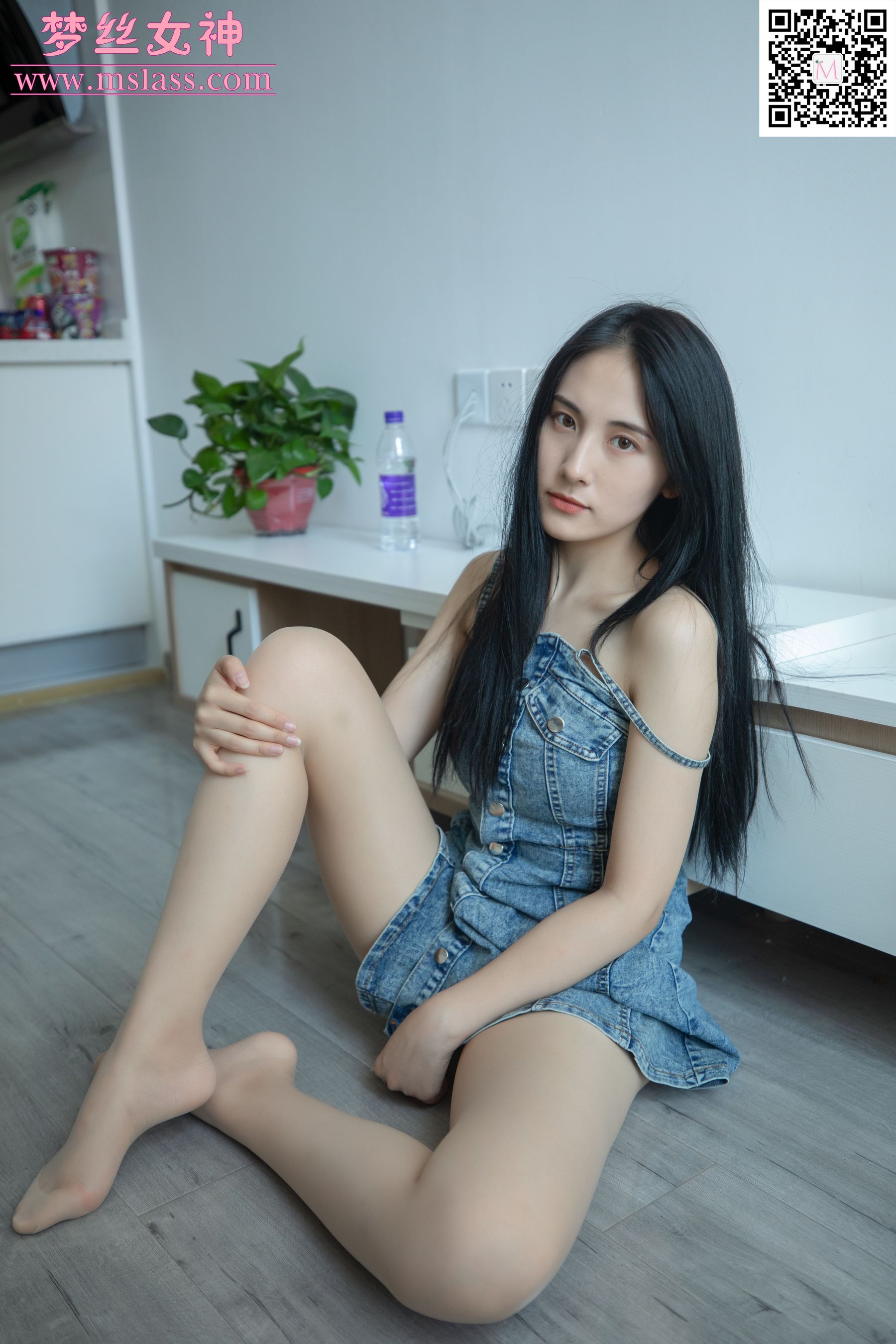 小允儿 牛仔连衣裙-图43