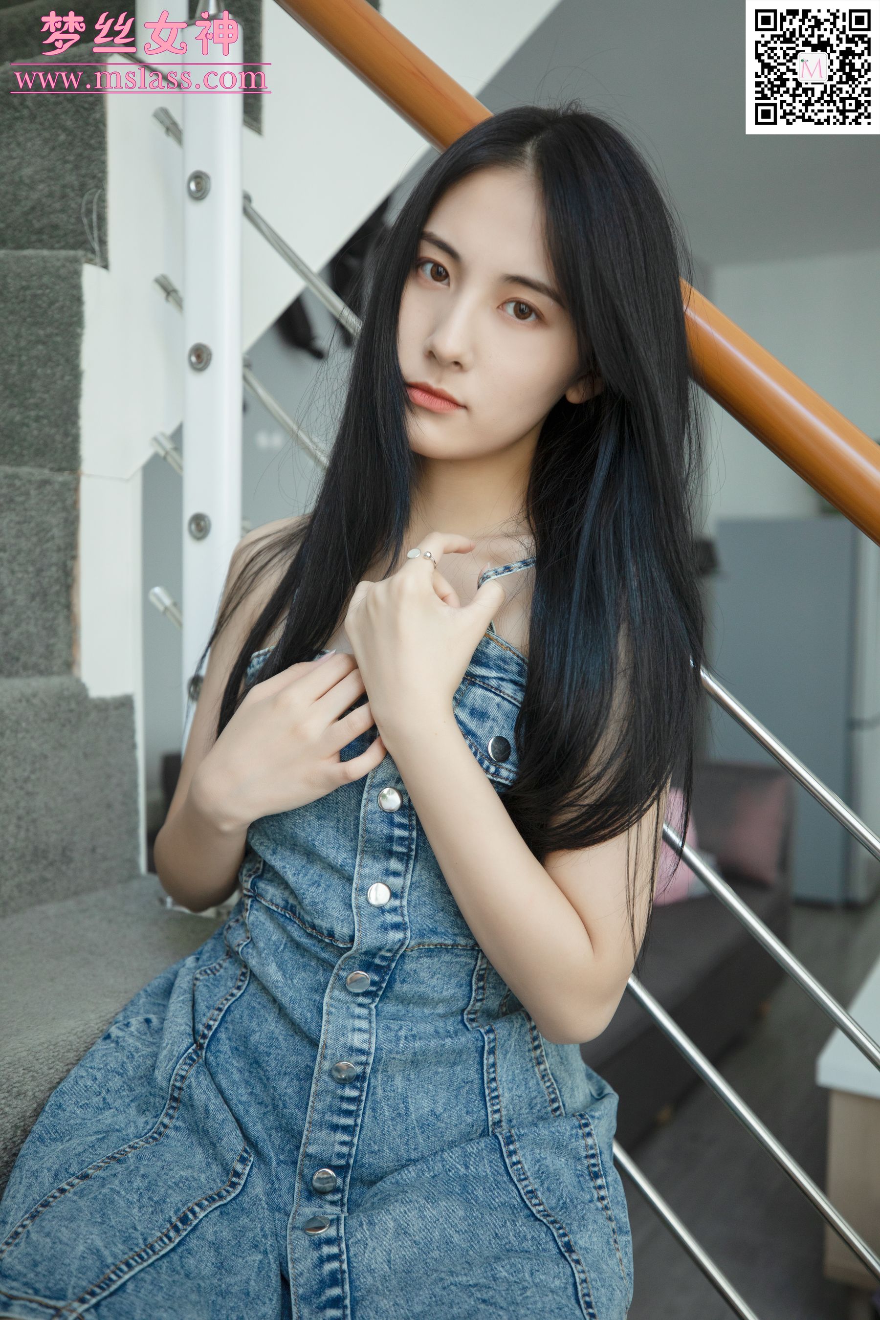 小允儿 牛仔连衣裙-图58