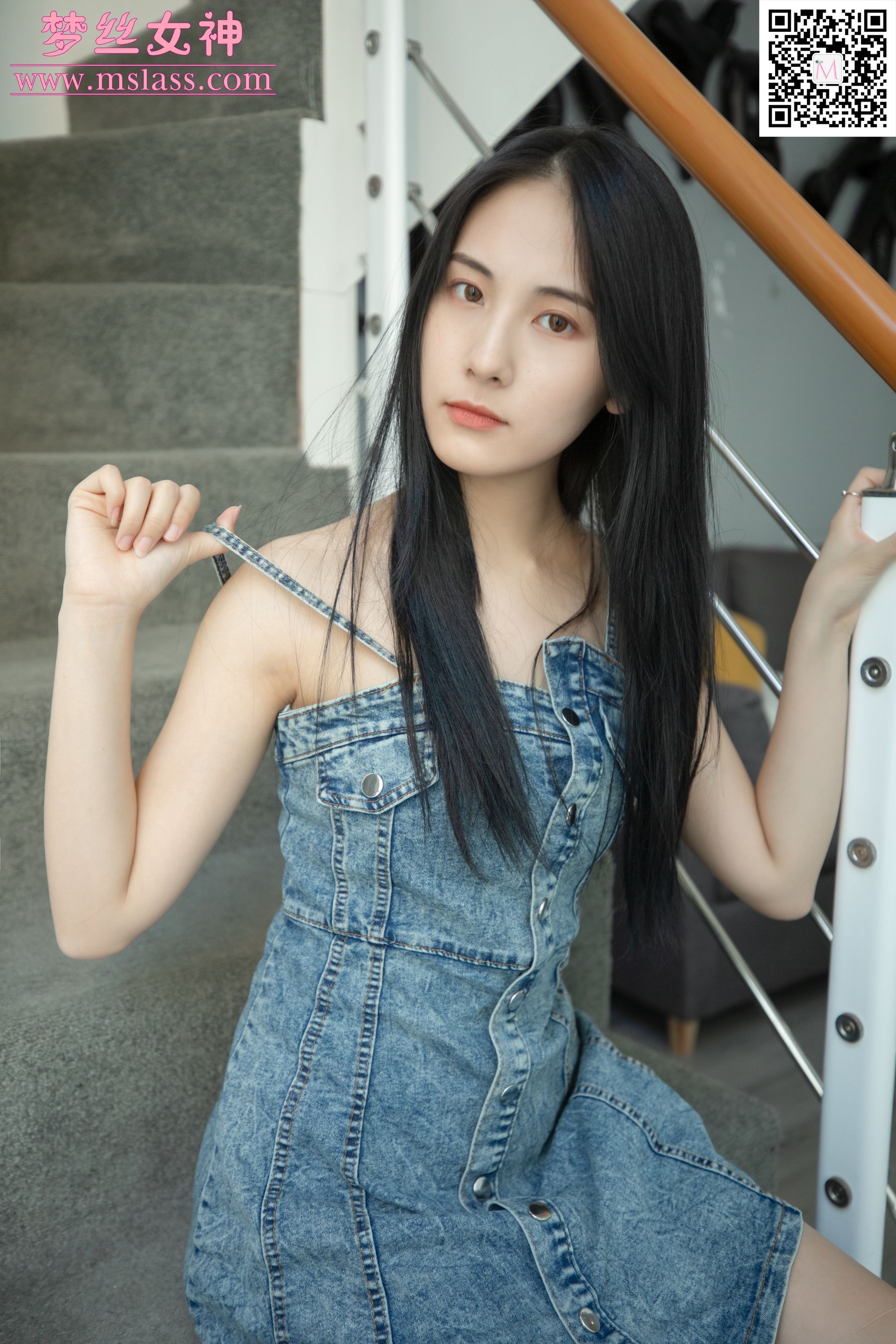 小允儿 牛仔连衣裙-图61