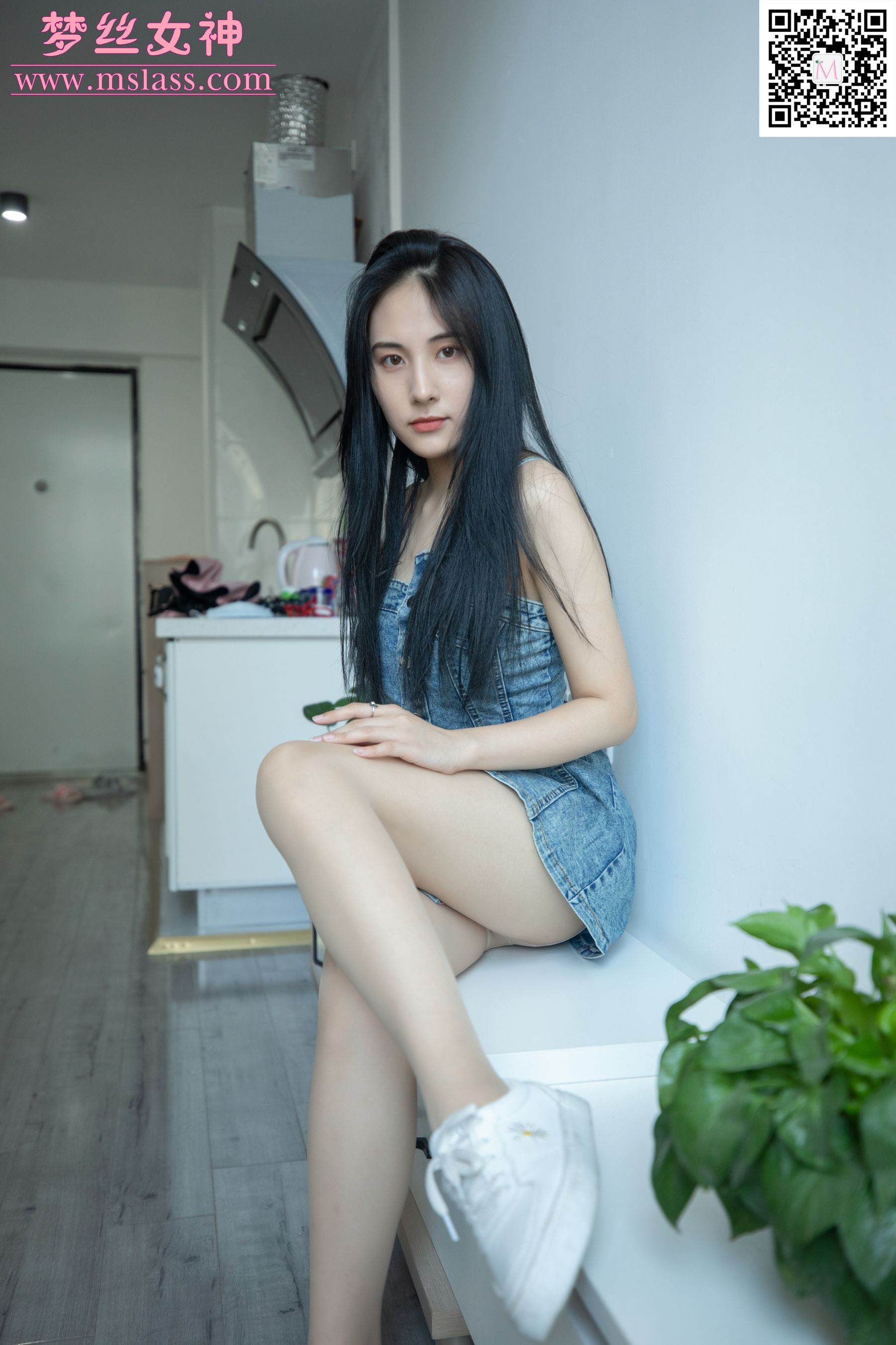 小允儿 牛仔连衣裙-图6