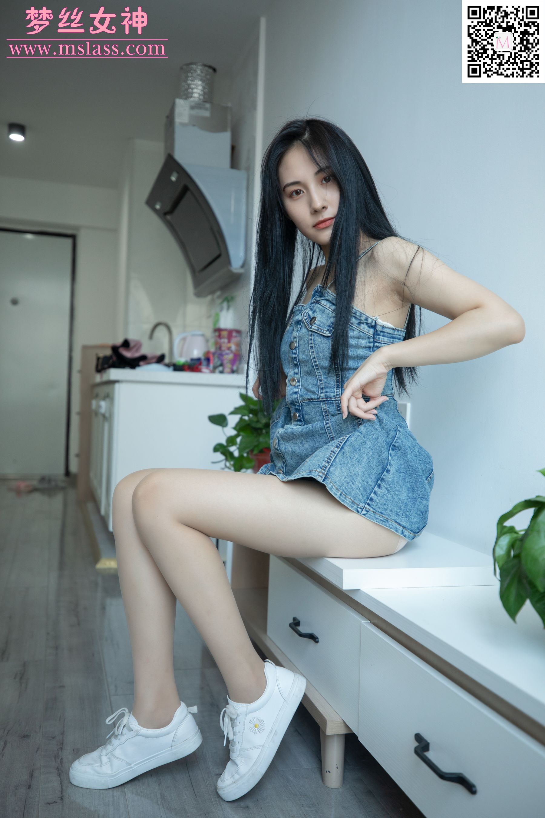 小允儿 牛仔连衣裙-图8