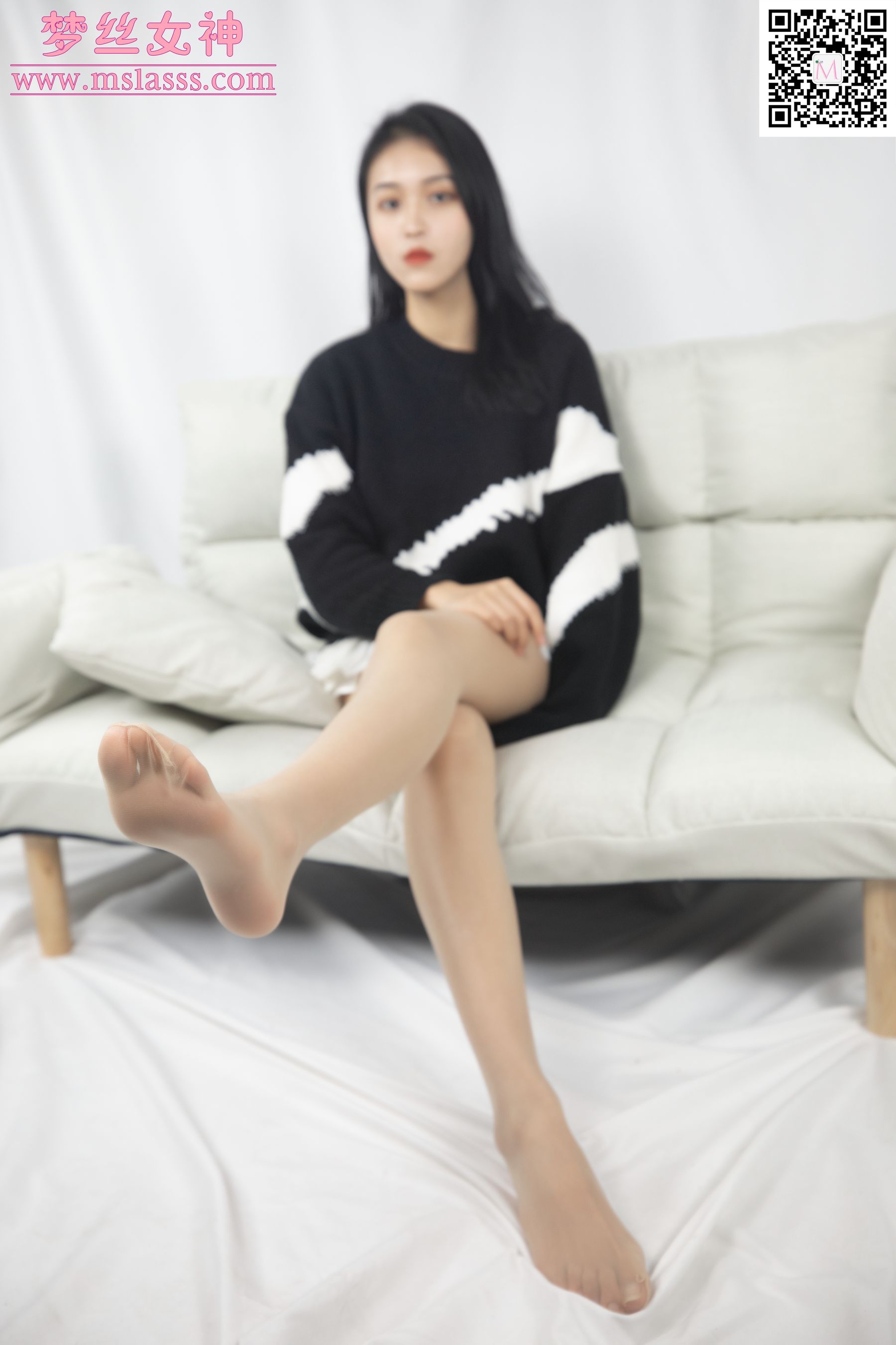 小穆 毛衣挡不住长腿-图22