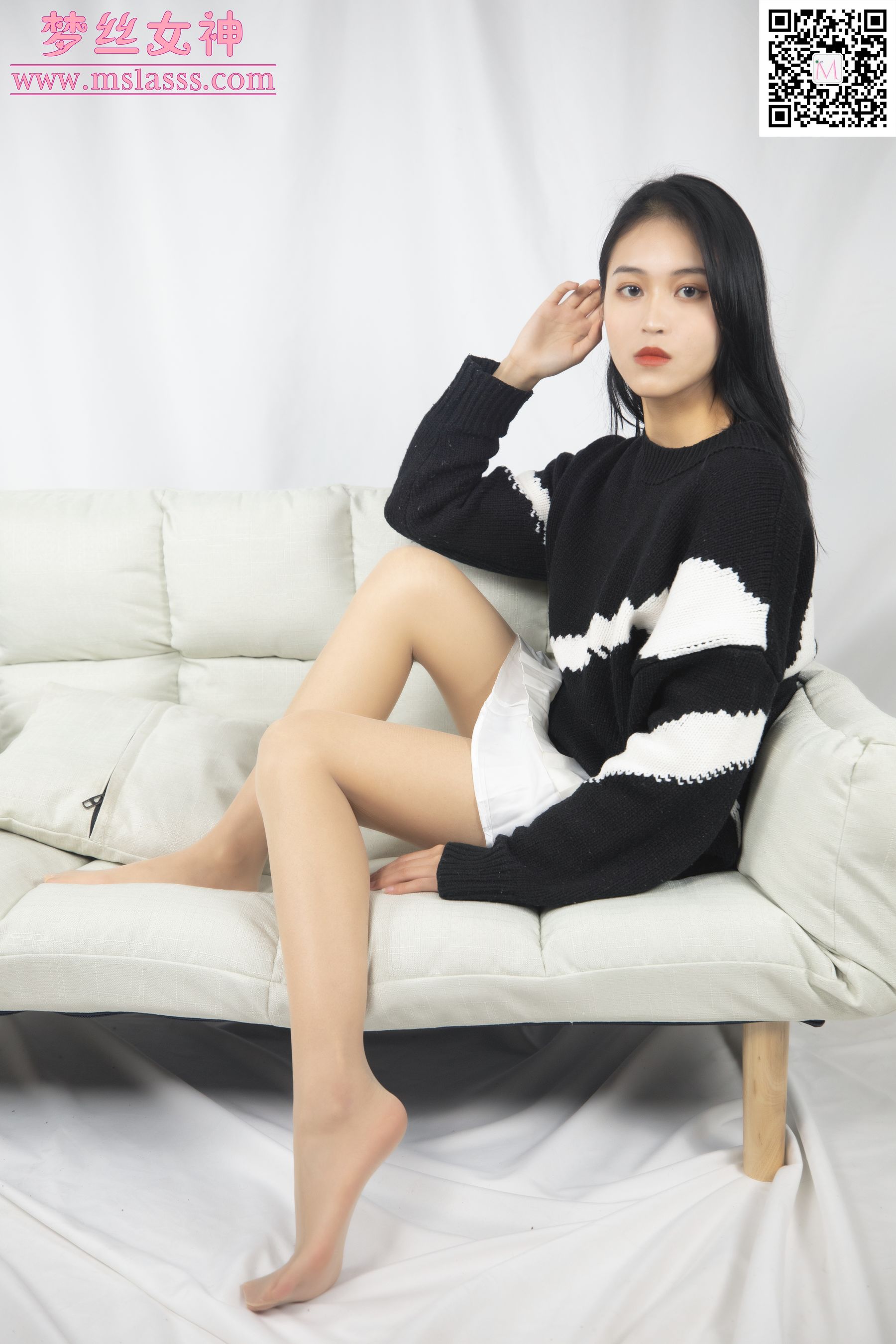 小穆 毛衣挡不住长腿-图27