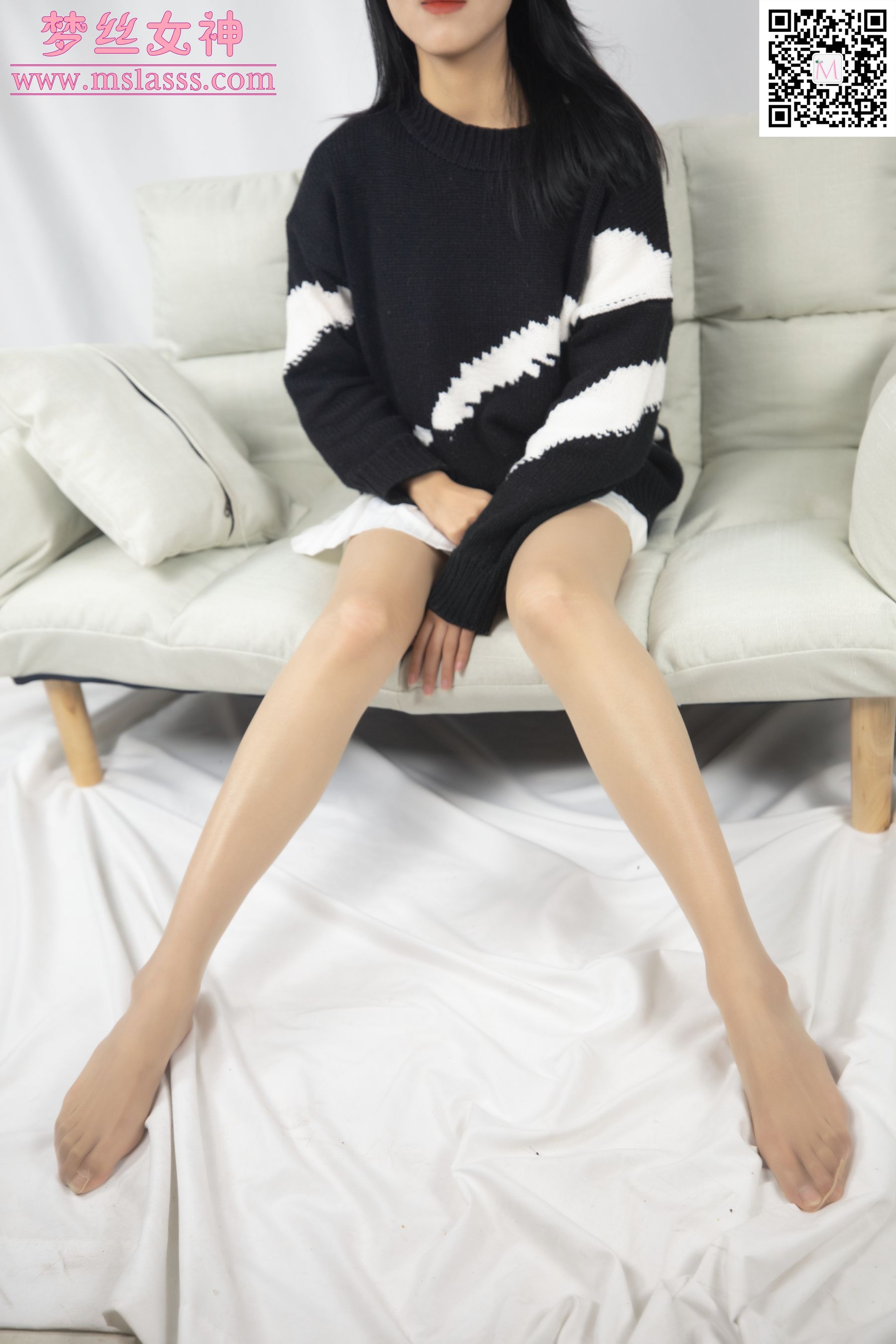 小穆 毛衣挡不住长腿-图43