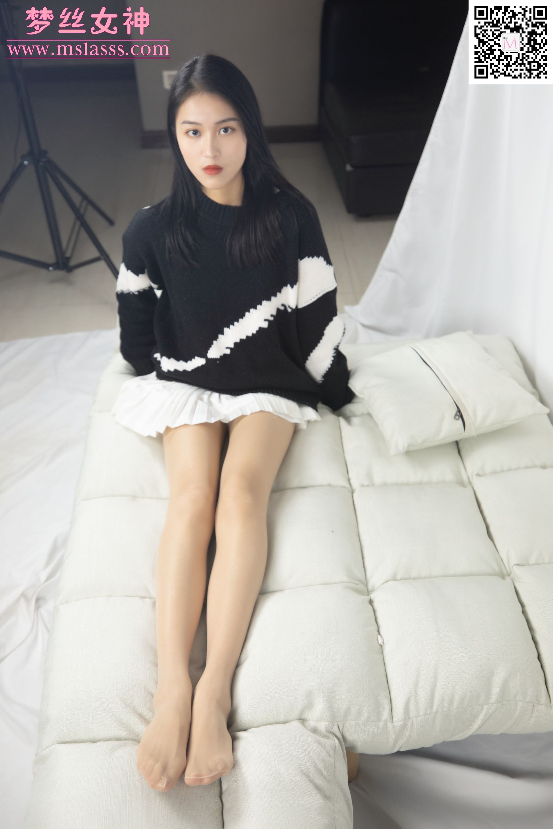 小穆 毛衣挡不住长腿-图61