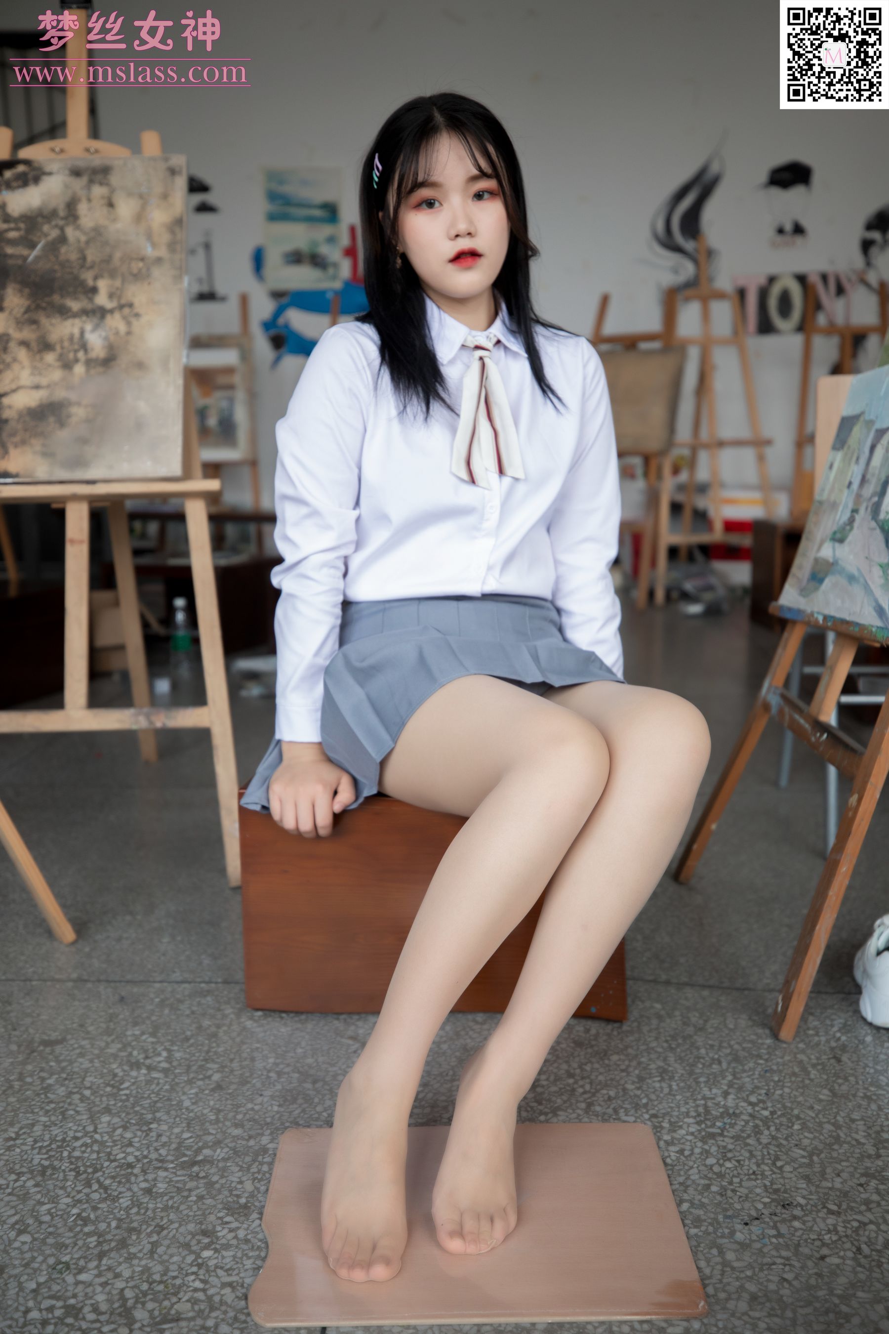 恬恬 画室乖乖女-图17