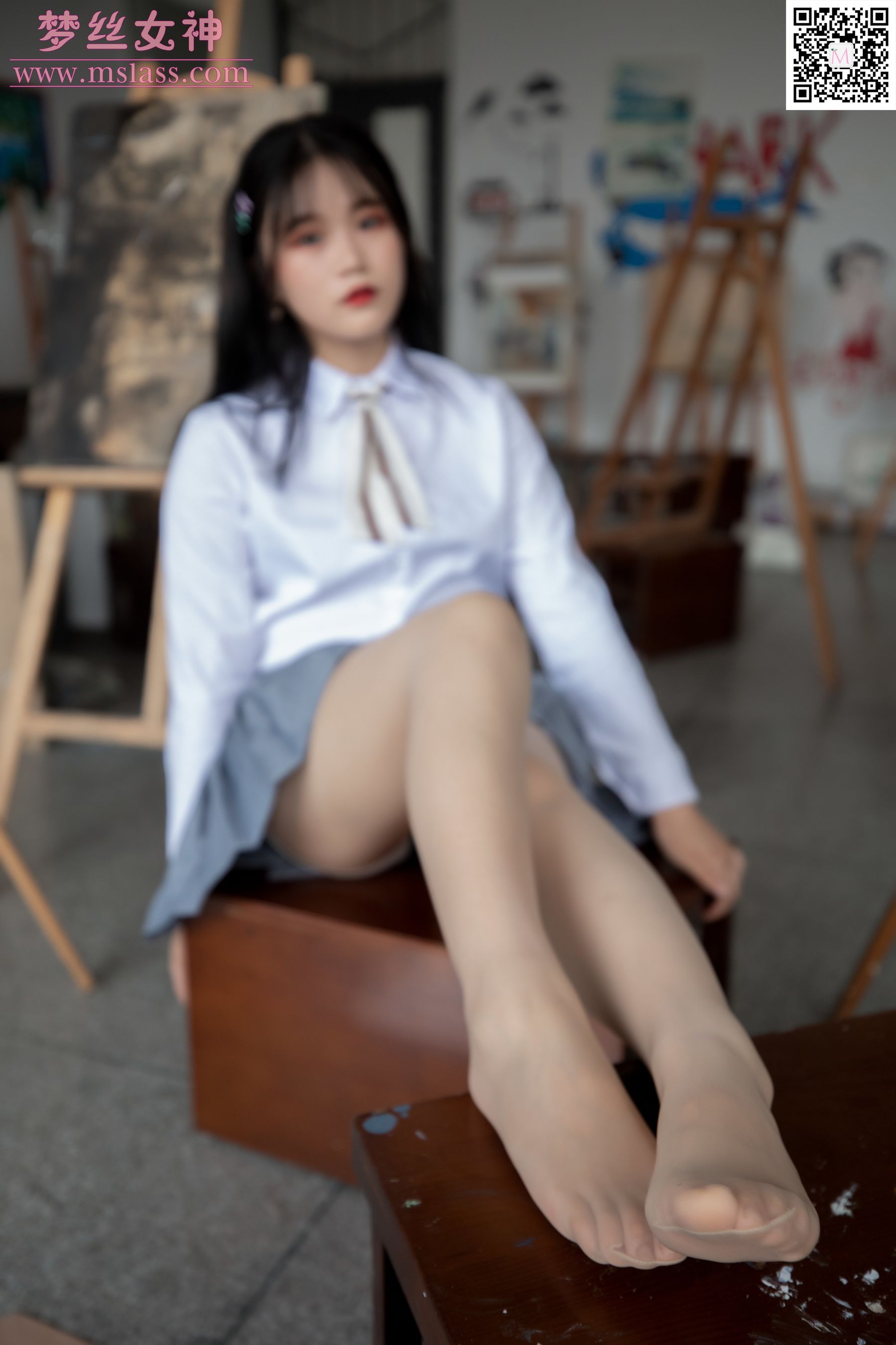 恬恬 画室乖乖女-图24