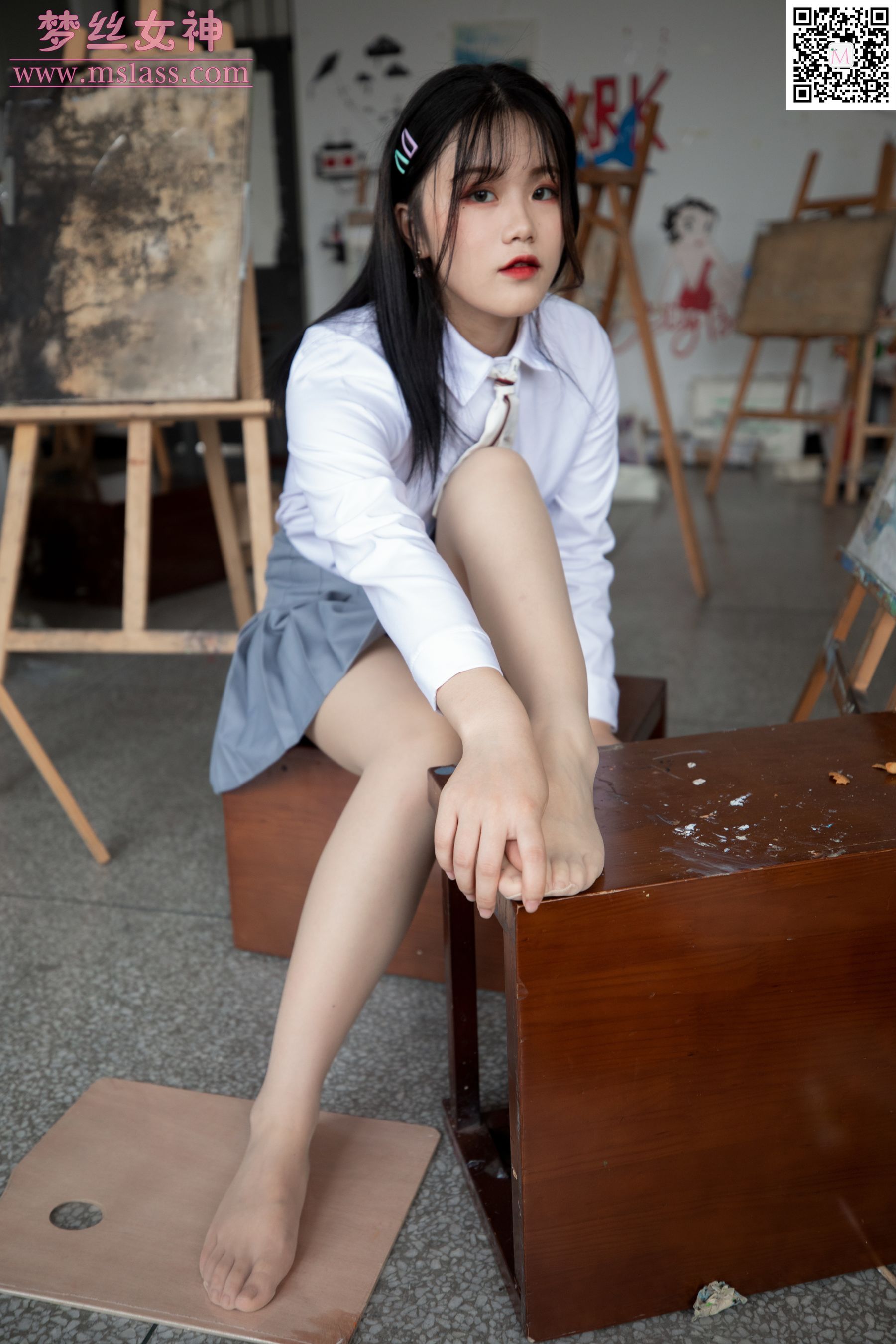 恬恬 画室乖乖女-图30