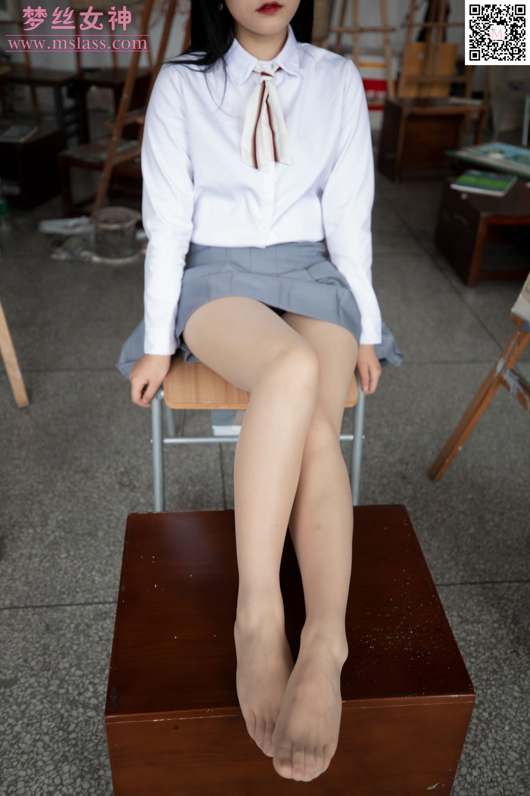 恬恬 画室乖乖女-图52