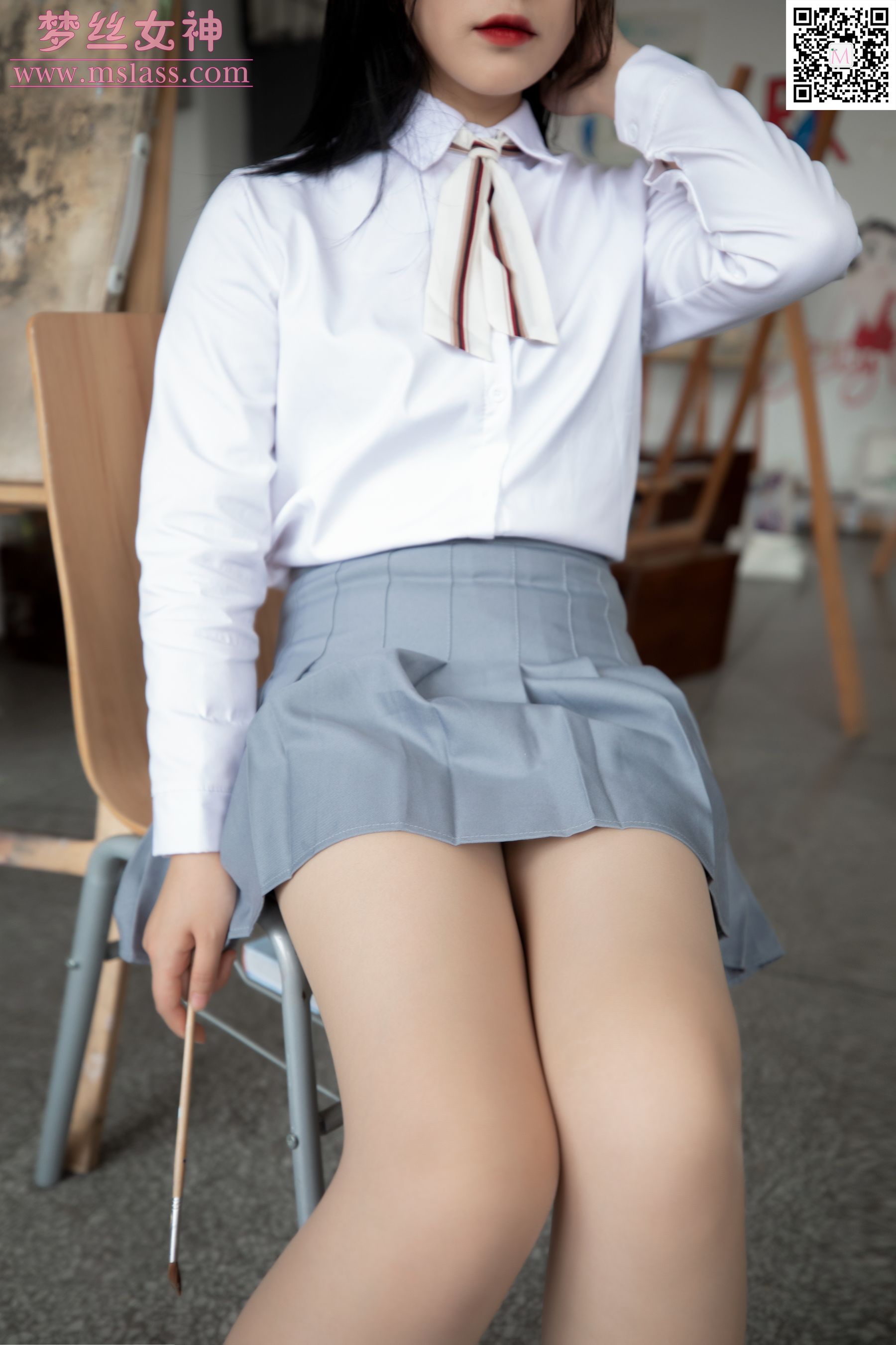 恬恬 画室乖乖女-图6