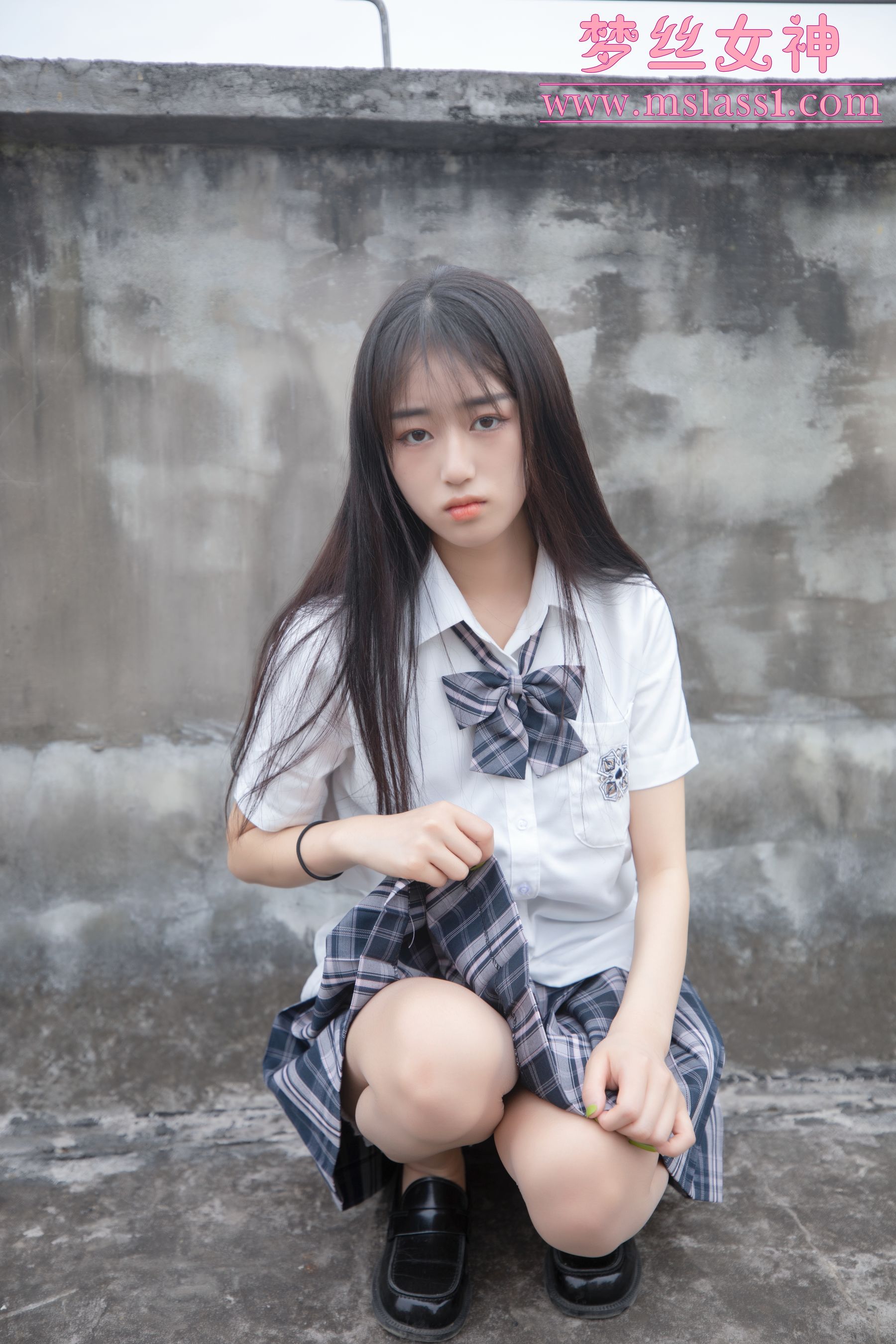王娇娇 天台JK少女-图28