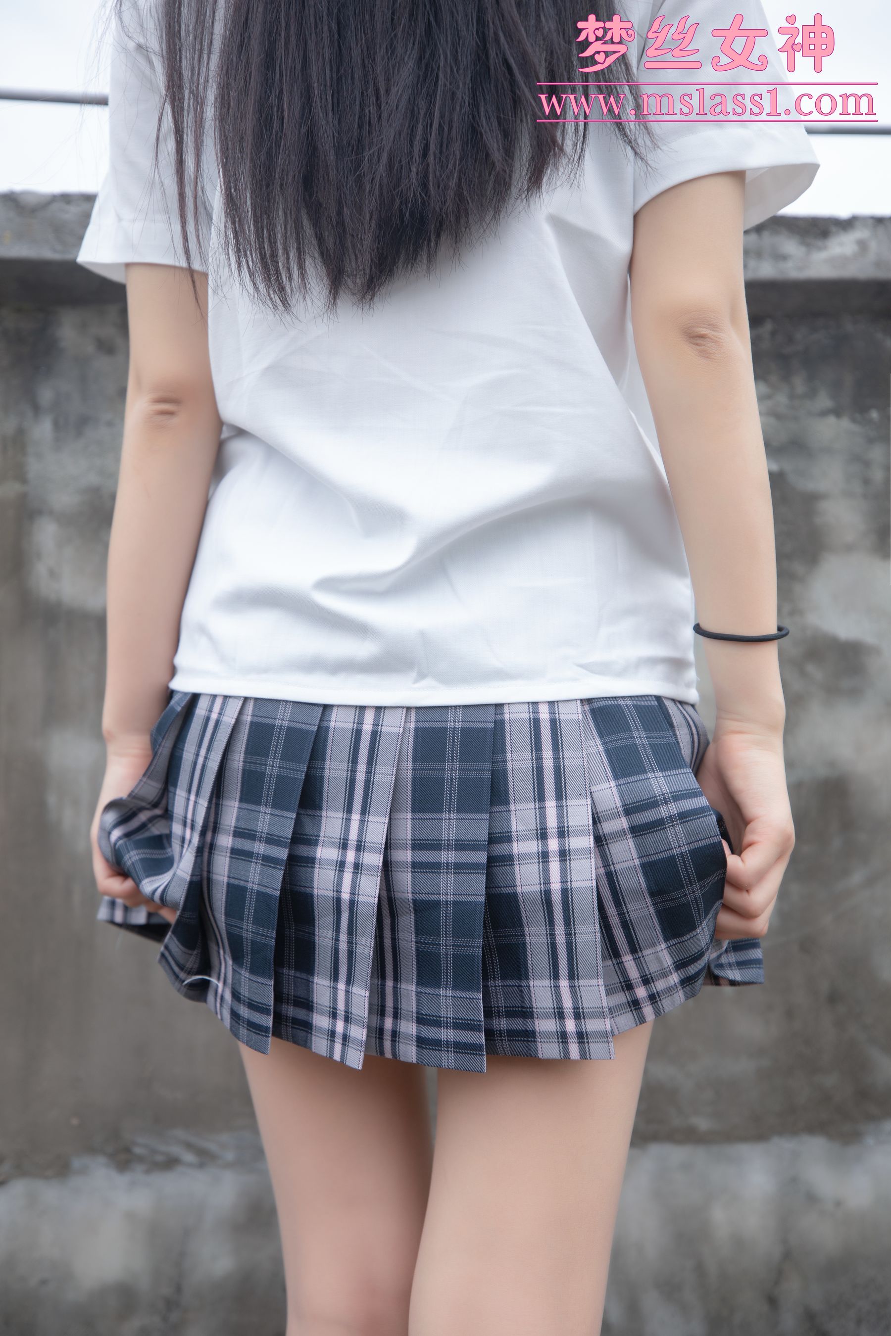 王娇娇 天台JK少女-图31