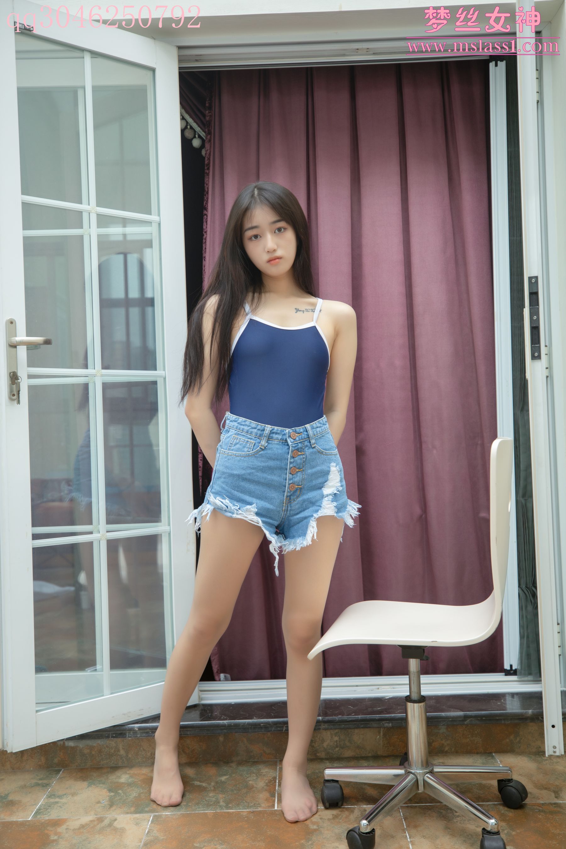 王娇娇 死库水牛仔-图23