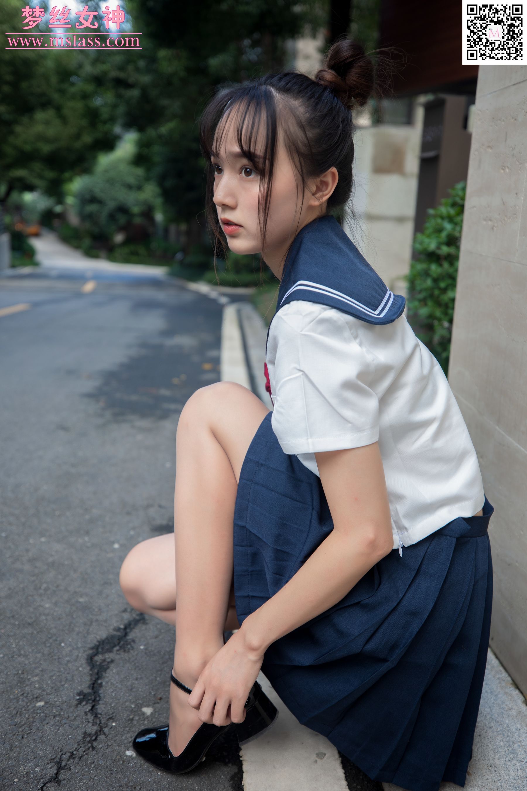 玥玥 JK小女神-图13