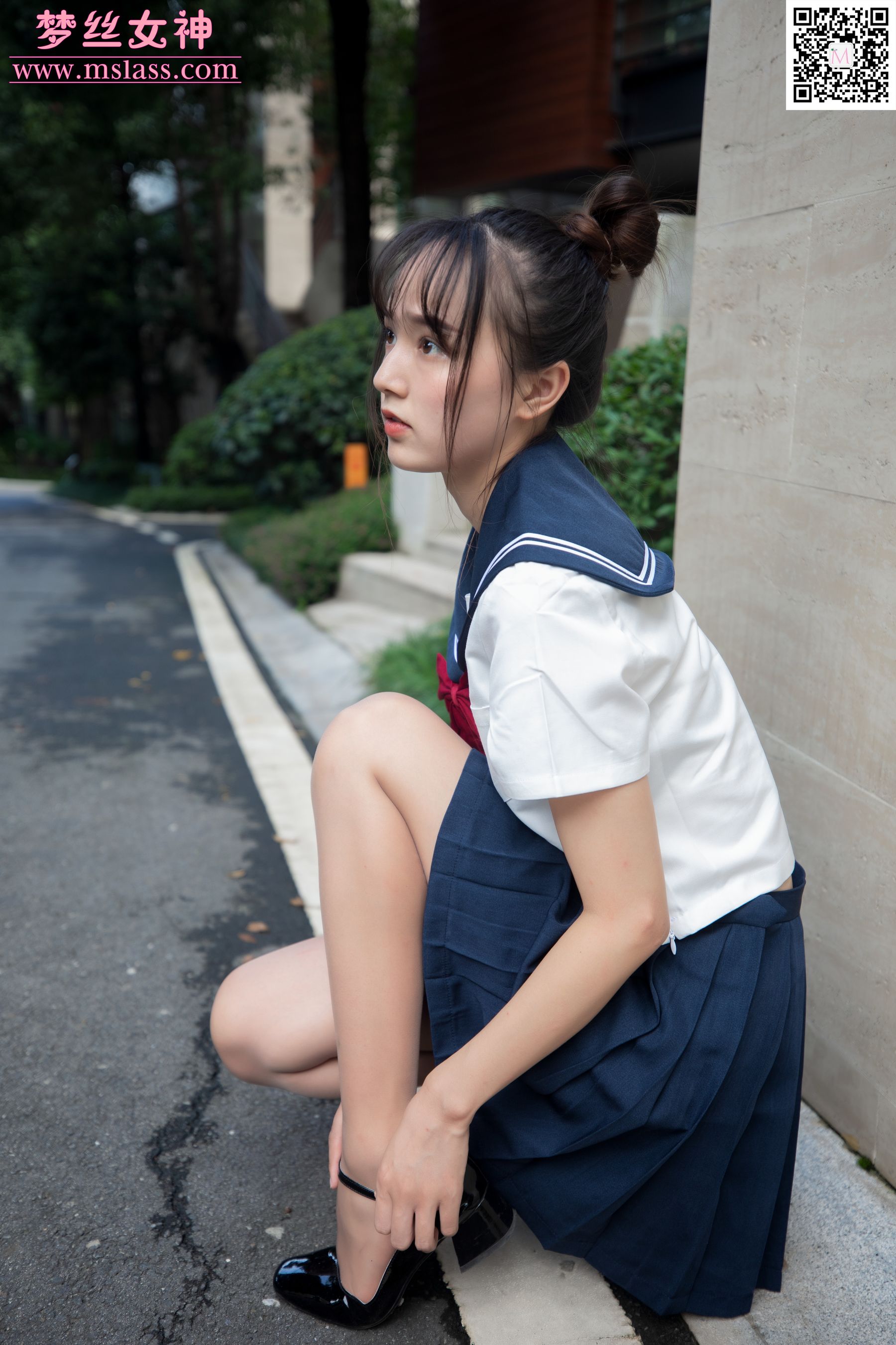 玥玥 JK小女神-图14