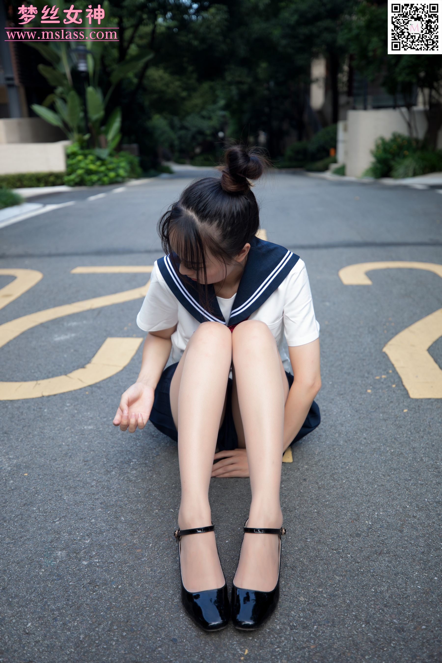 玥玥 JK小女神-图17