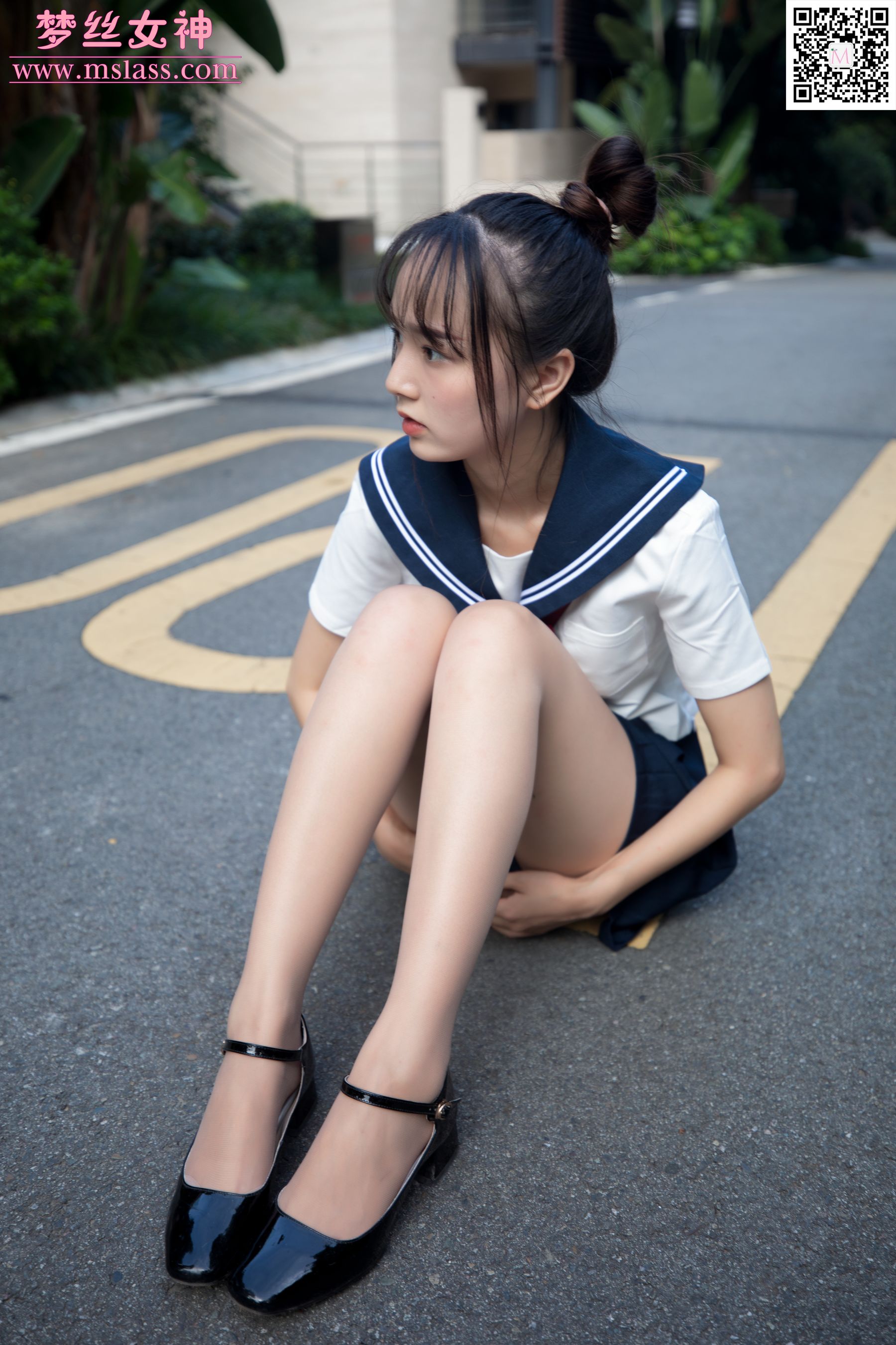 玥玥 JK小女神-图19