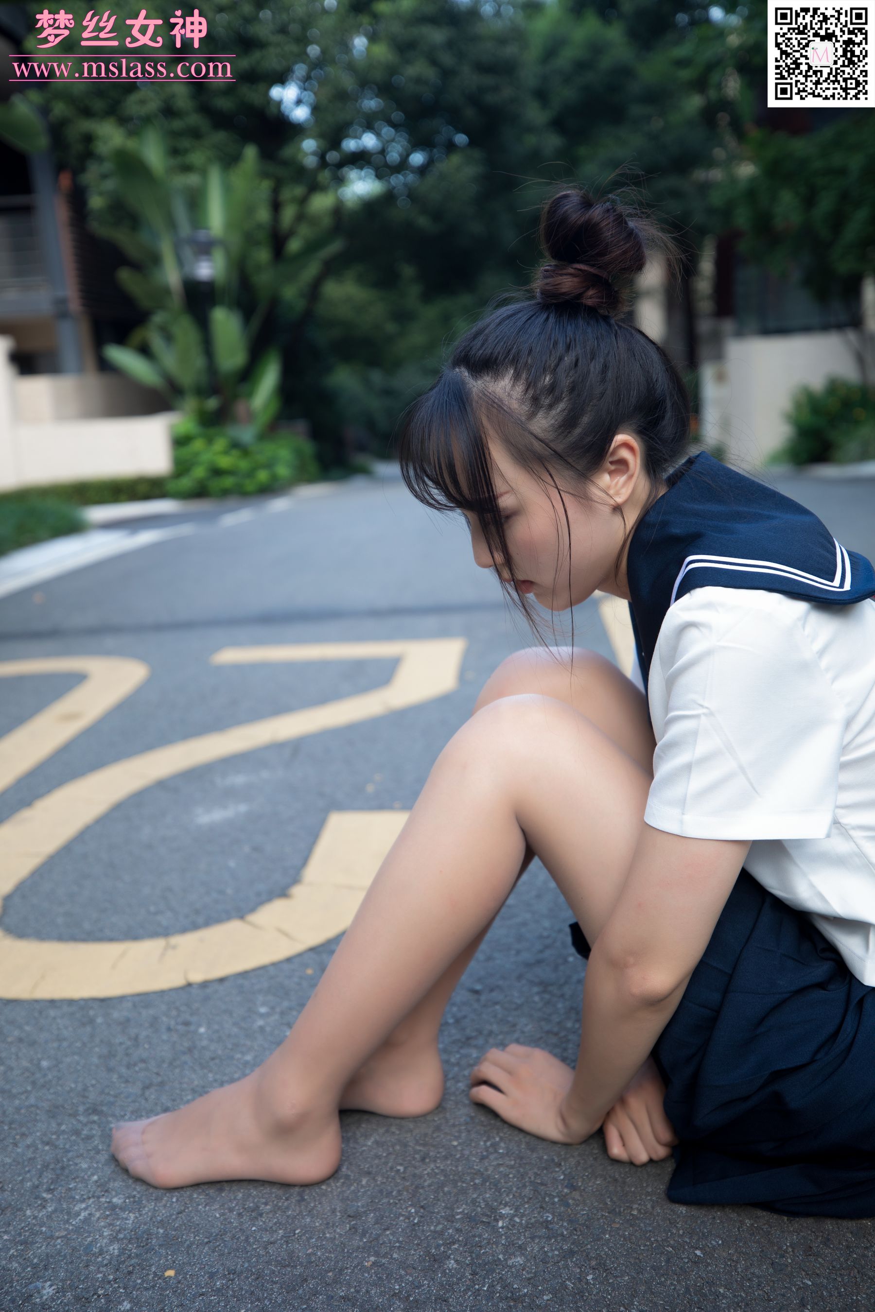 玥玥 JK小女神-图28