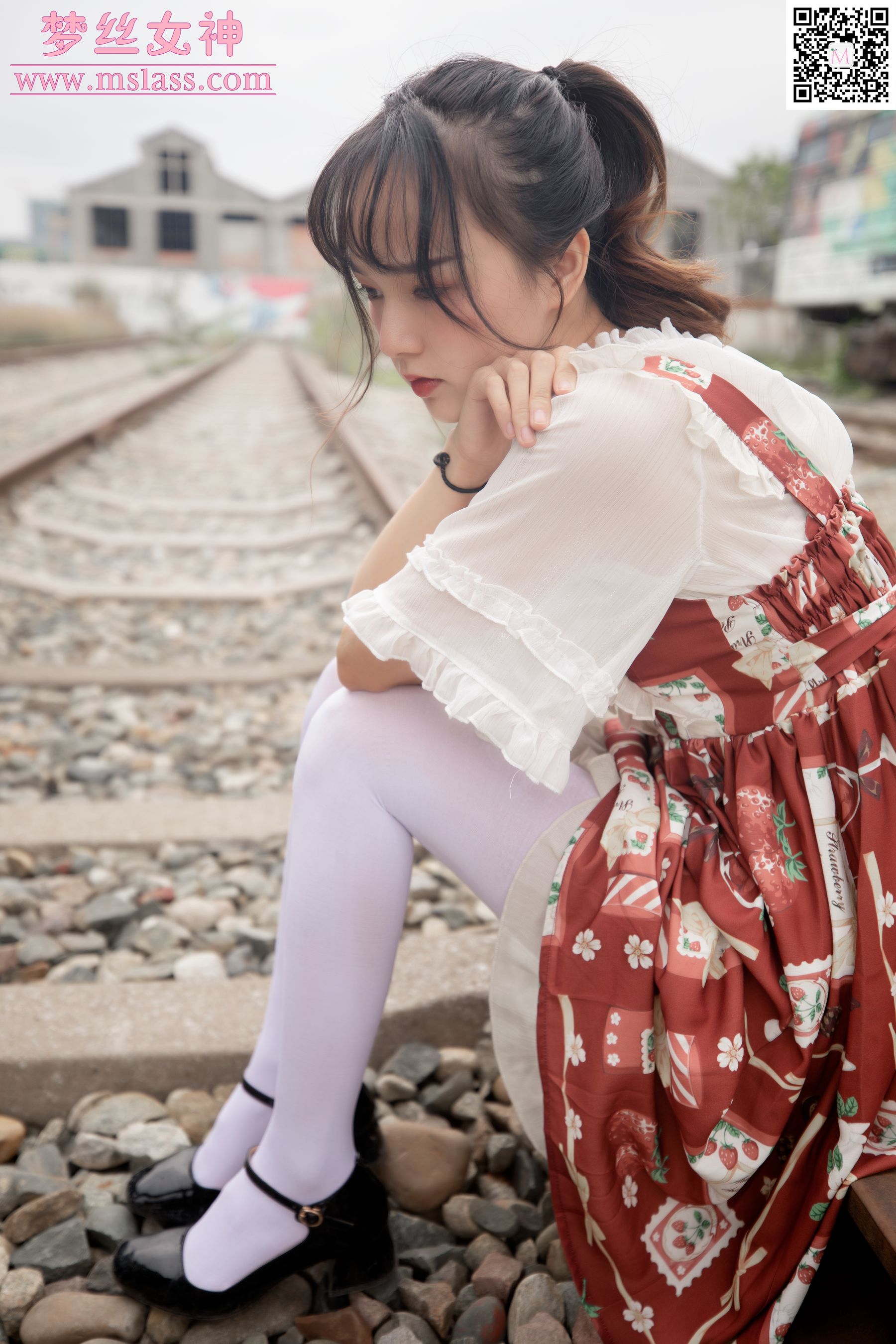 玥玥 白丝洛丽塔-图19